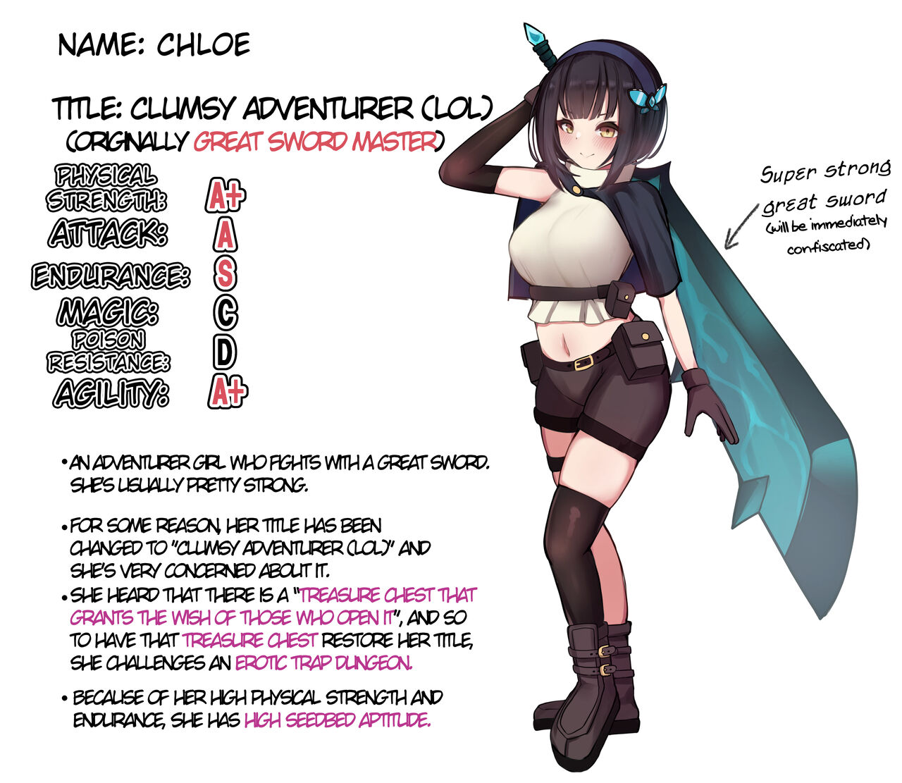 [Bonnouji Yura (Bonnouji Yura)] A story about a (Ex) Great Sword Master Adventurer who challenges a dungeon where tentacles lurk [English] [unknown scanlations] [Digital] 图片编号 2