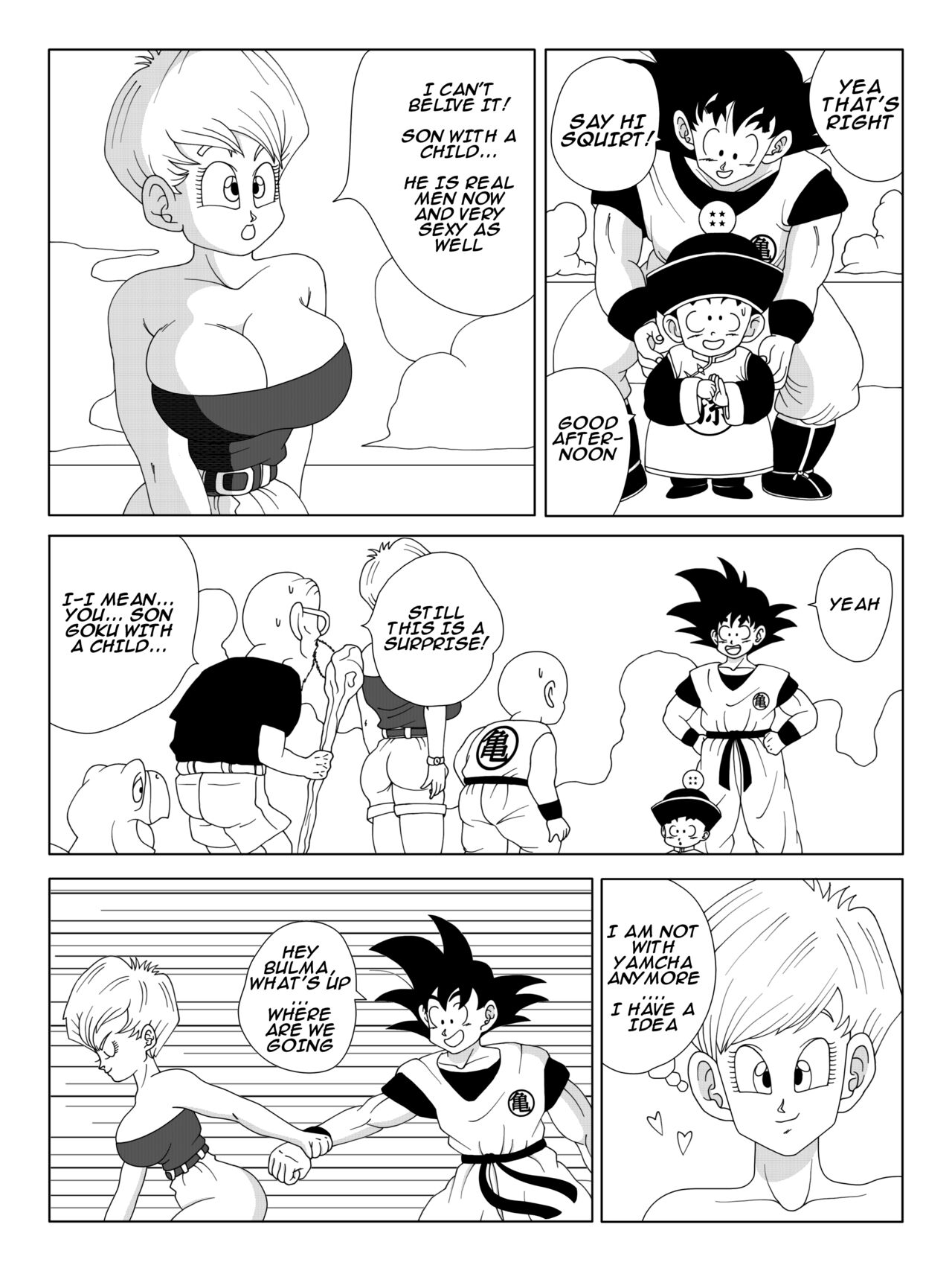 Reunion - Goku and Bulma - Story and Art by BetterZ (Twitter: BetterZ18) изображение № 2