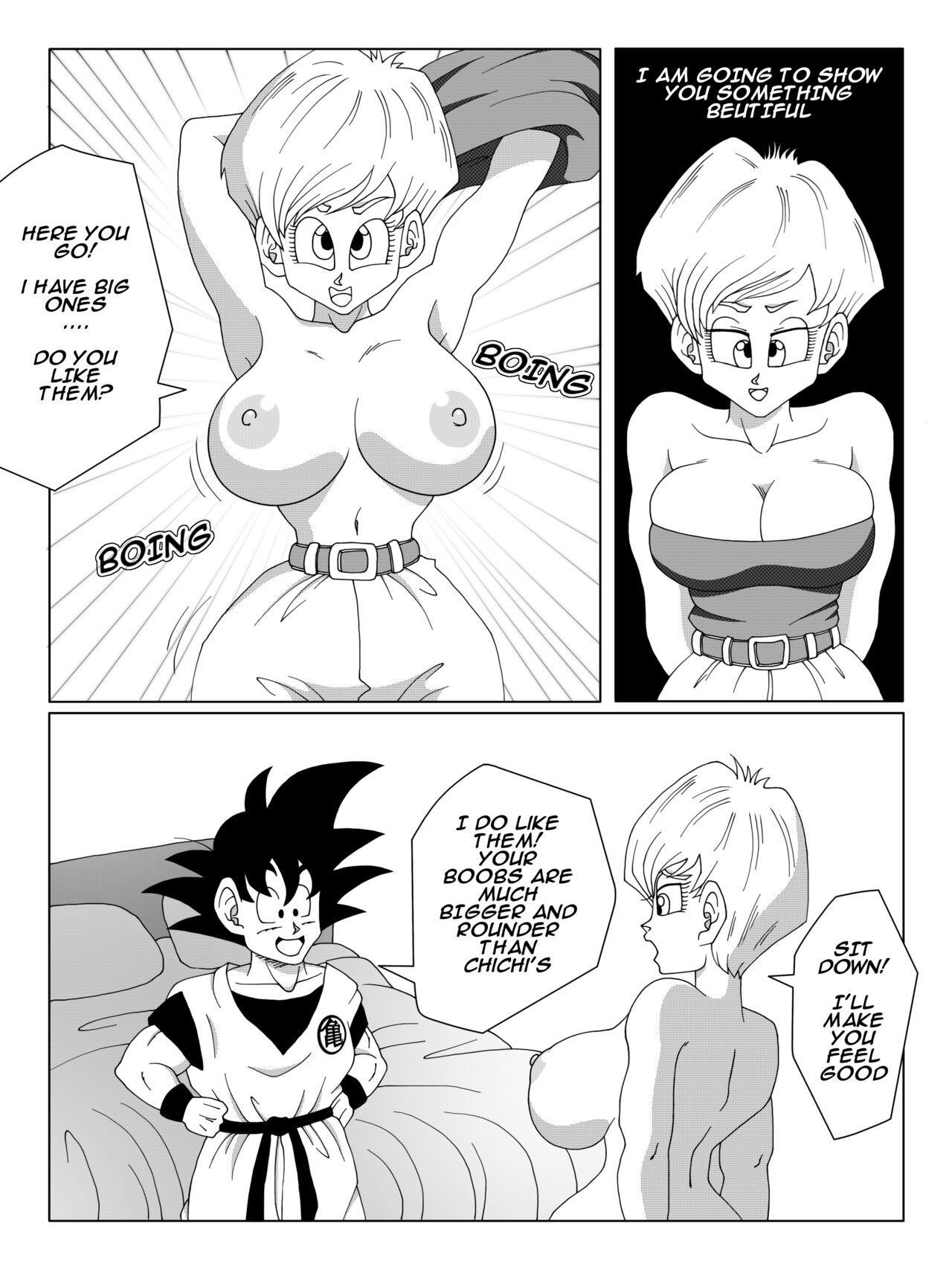Reunion - Goku and Bulma - Story and Art by BetterZ (Twitter: BetterZ18) изображение № 3
