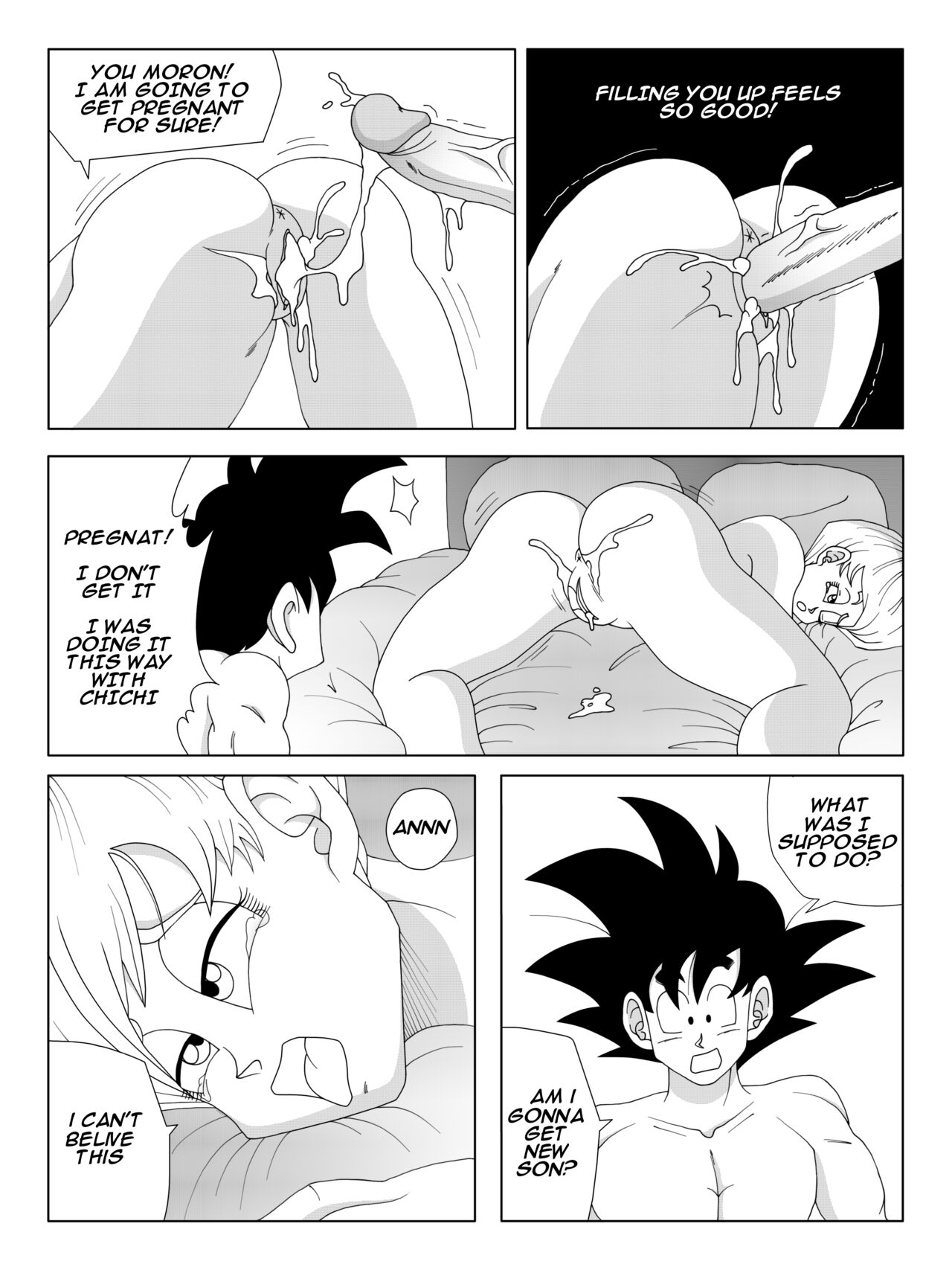 Reunion - Goku and Bulma - Story and Art by BetterZ (Twitter: BetterZ18) изображение № 9