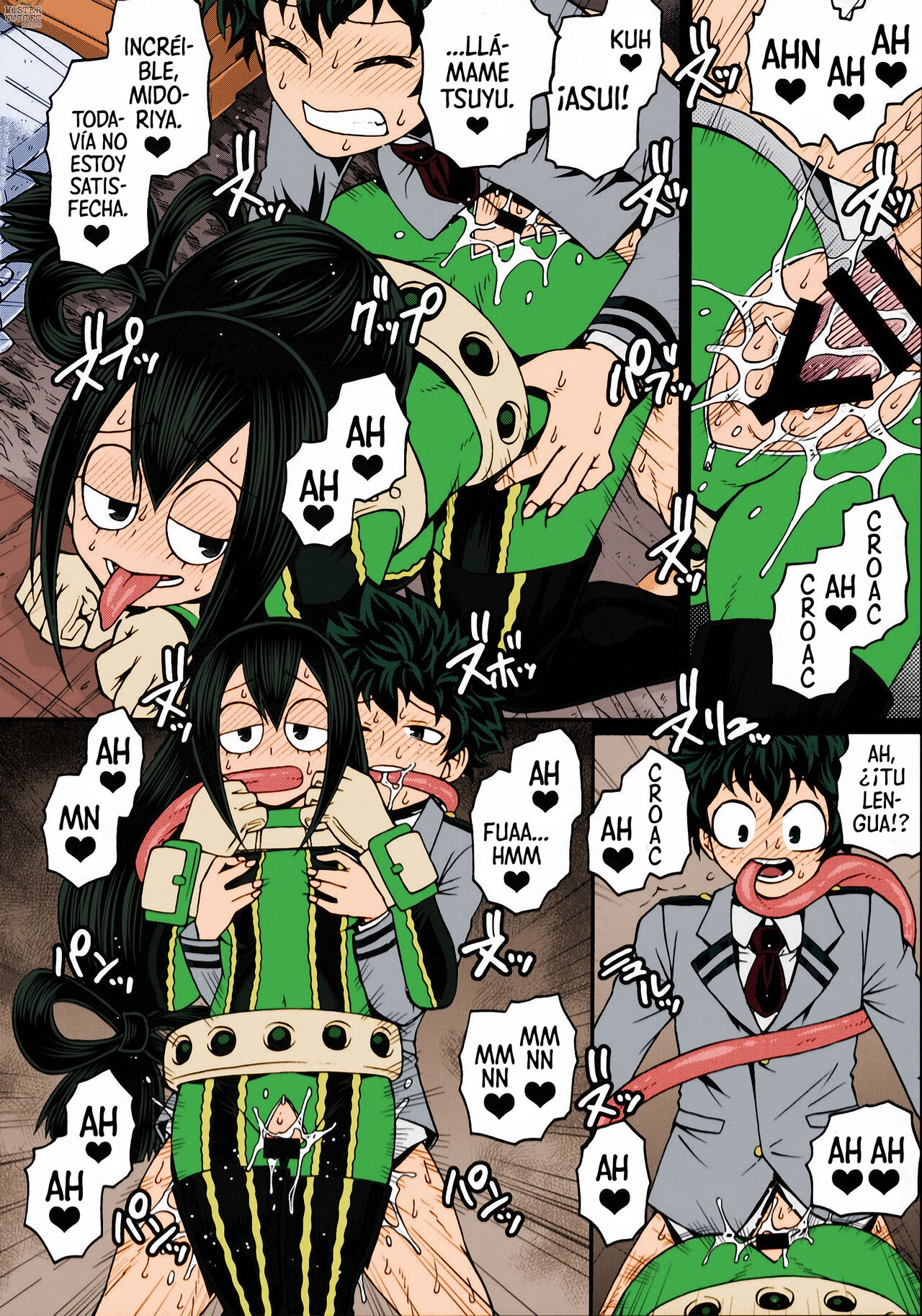 (C90) [CELLULOID-ACME (Chiba Toshirou)] POPPIN' GIRLS (My Hero Academia) [Spanish] [Mister Nugget] [Colorized] imagen número 9