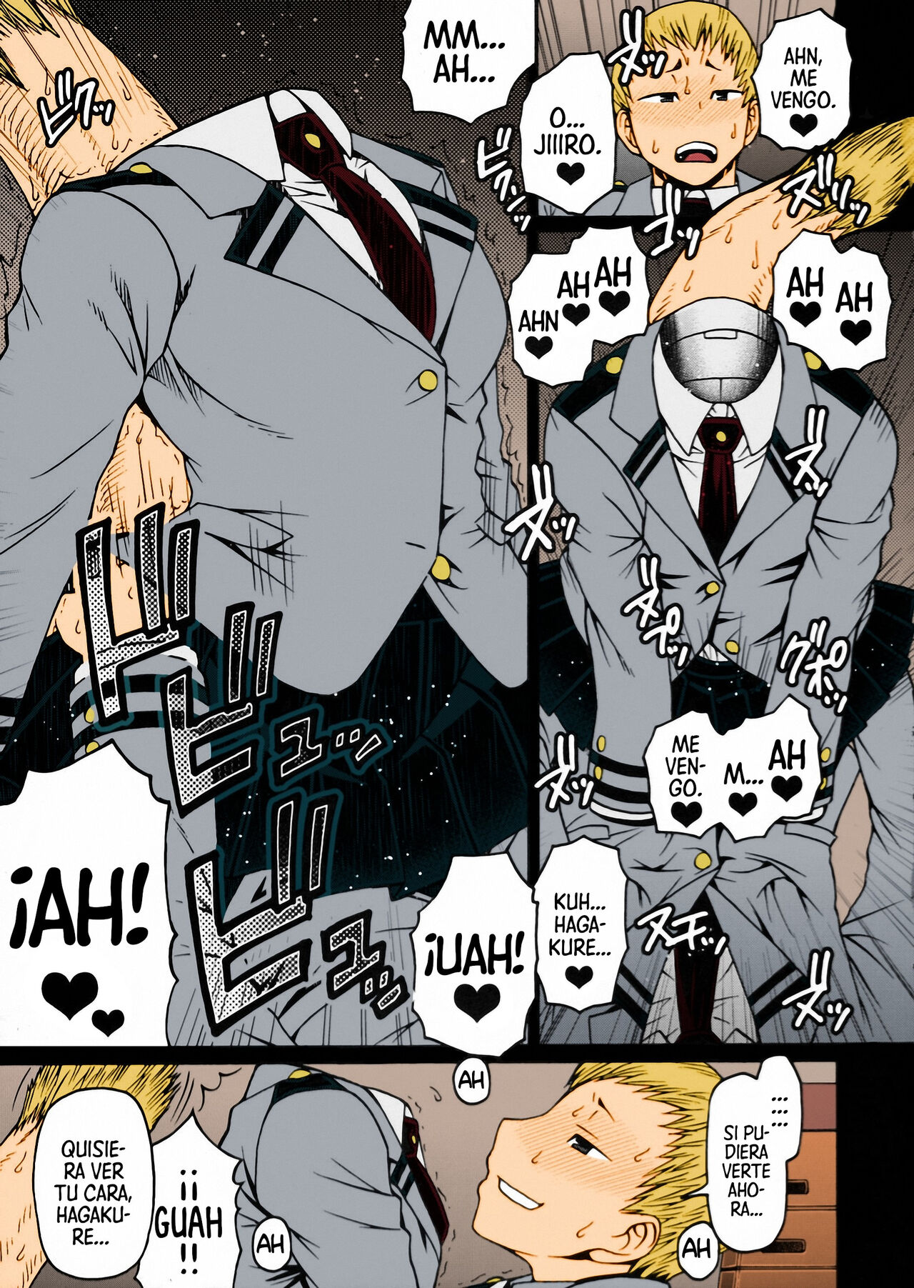 (C90) [CELLULOID-ACME (Chiba Toshirou)] POPPIN' GIRLS (My Hero Academia) [Spanish] [Mister Nugget] [Colorized] imagen número 12