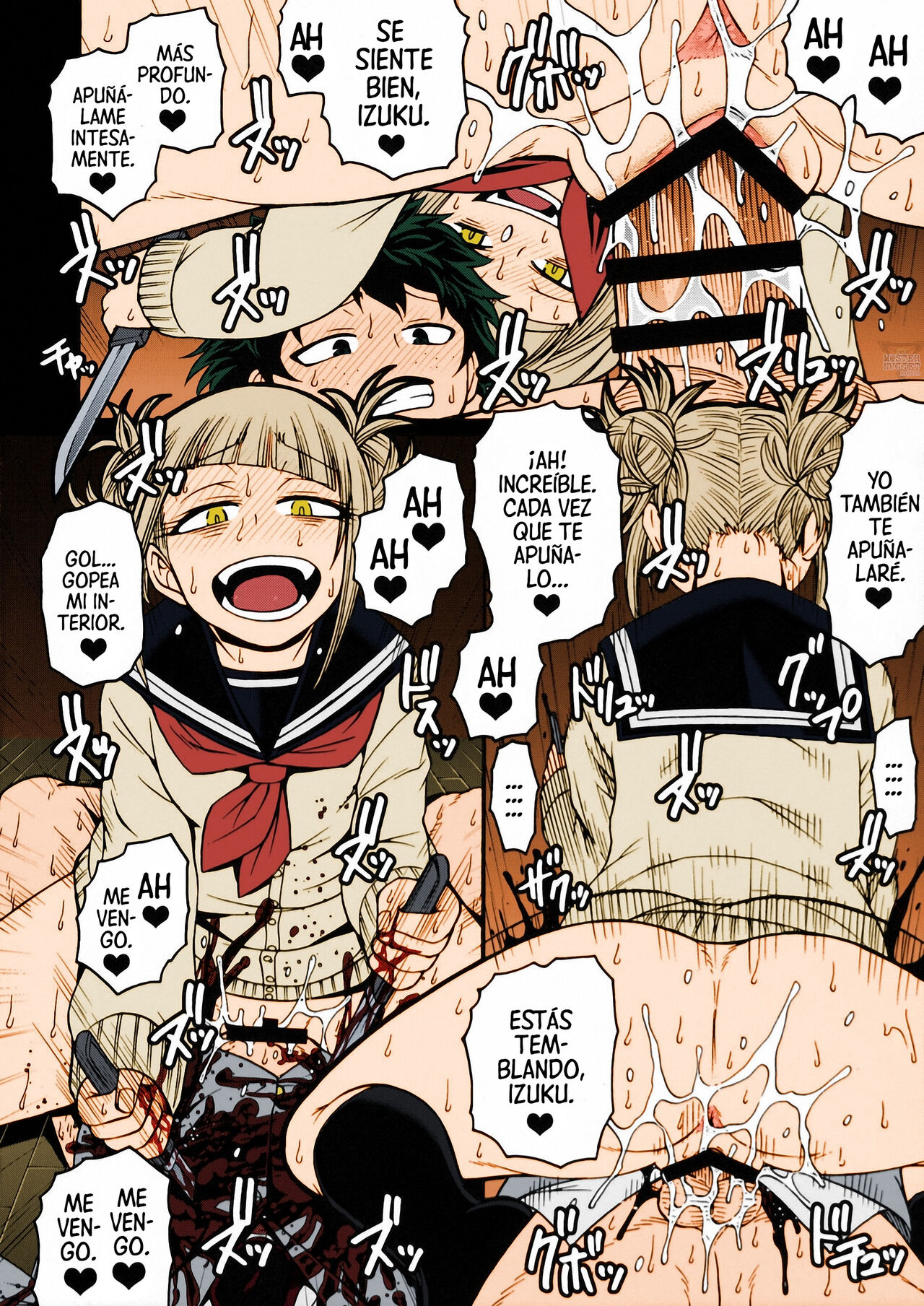 (C90) [CELLULOID-ACME (Chiba Toshirou)] POPPIN' GIRLS (My Hero Academia) [Spanish] [Mister Nugget] [Colorized] imagen número 23