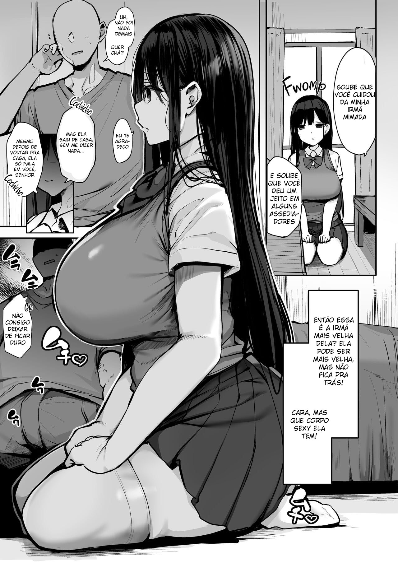 [Rouka] Gomu o Tsukete to Iimashita yo ne... | Ei, Cadê a Camisinha…? [Portuguese-BR] [Mundo Hentai] [Digital] numero di immagine  4
