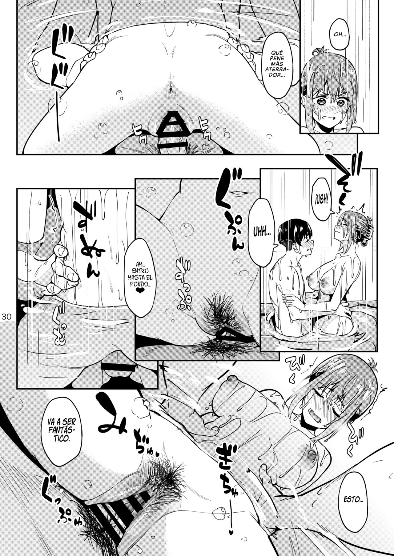 [Ikebukuro Distillery (Kosuke Haruhito)] Mankitsu-chu 3 Onsen Chapter | Pasándola a lo Grande Capitulo 3: Onsen [Spanish] [NekoCreme] [Digital] image number 29