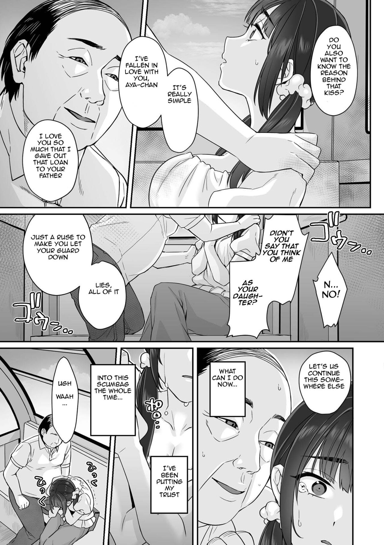 [miniru] Junboku Joshikousei wa Oyaji Iro ni Somerarete Comic Ban Ch. 1 [English] image number 17
