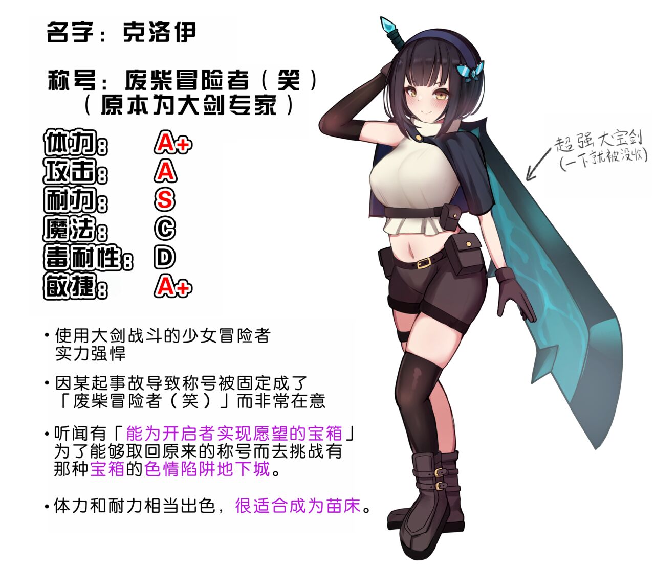 [Bonnouji Yura (Bonnouji Yura)] "(Moto)" Daiken Masutaa no Boukensha-chan ga Shokushuno Hisomu Danjon ni Chousensuru Hanashi [Digital] [Chinese] [悠叔个人汉化] numero di immagine  3