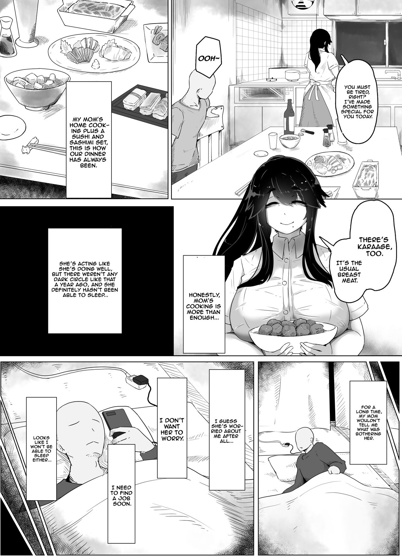 [moya] Oyasumi, Okaa-san Dounyuu | Good Night, Mom introduction [English] [Tomoshibi] numero di immagine  6