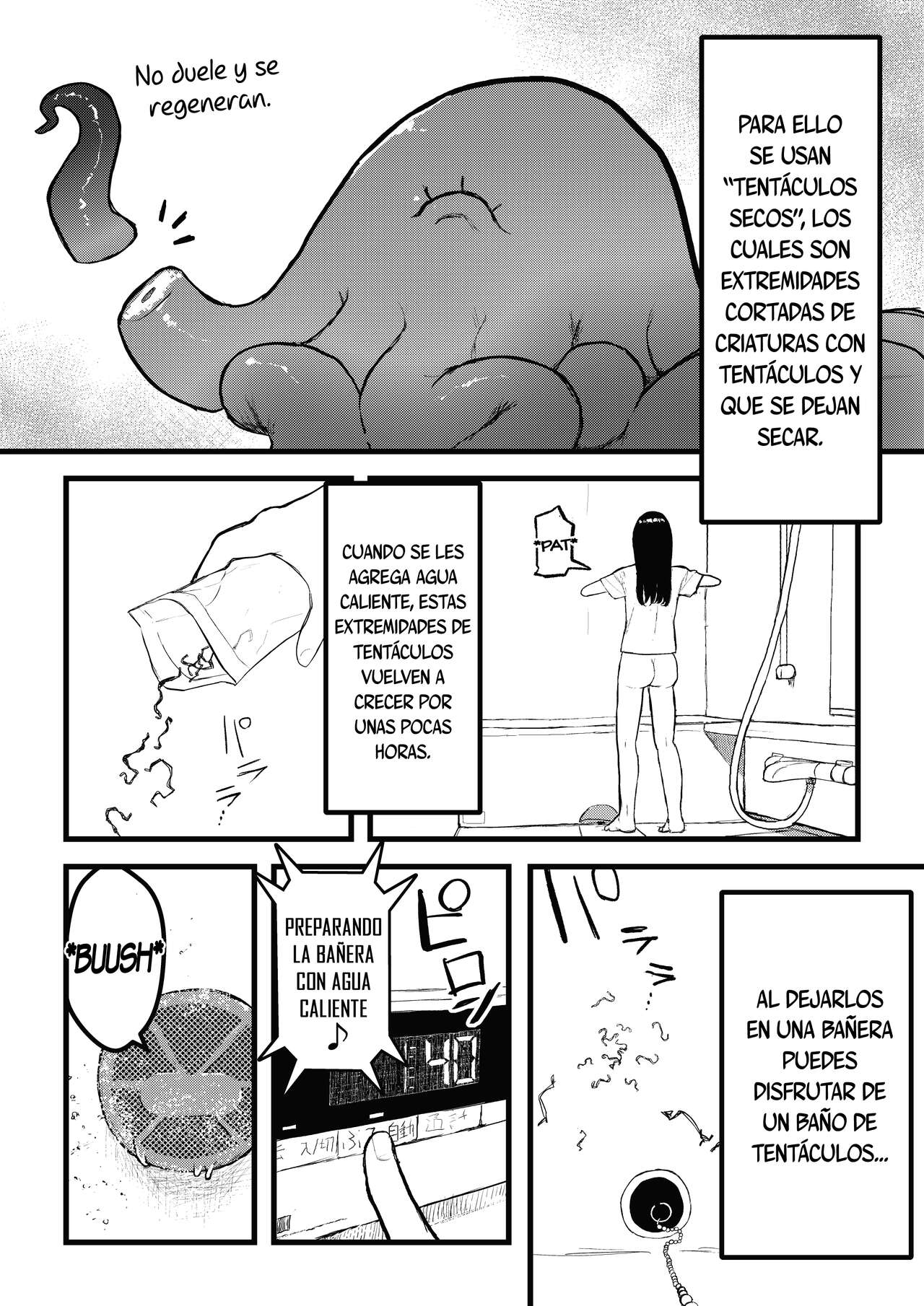 [Subliminal Rakuen (Subliminal Tenshi)] Shokushu Furo [Digital] [Spanish] [Lolbooru Scan] 图片编号 2