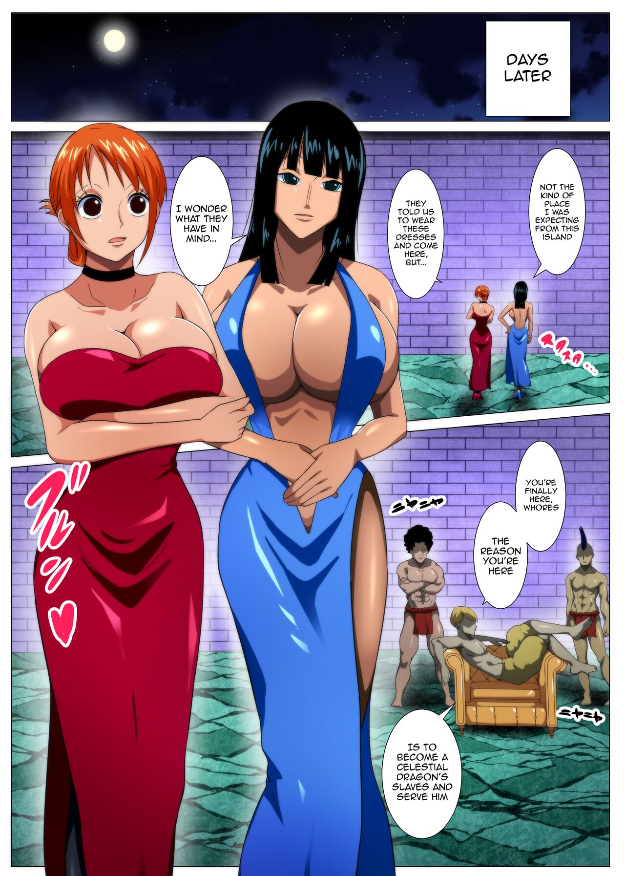 [Q Doujin] Bakunyuu Onna Kaizoku-tachi no Otakara Sagashi | Buxom Female Pirates' Treasure Hunt (One Piece) [English] {Doujins.com} 图片编号 24