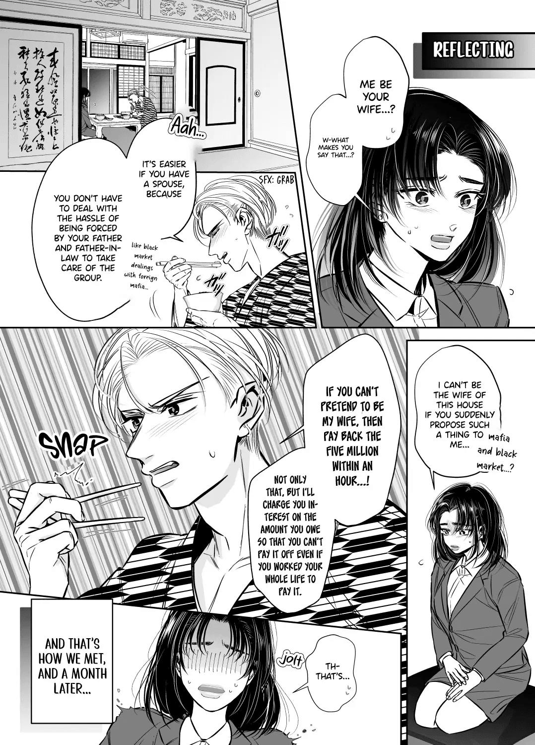 [hatsukoitani (Tani Hatsukoi)] Wakagashira no Nise Yome wa Konya mo Sokubaku kara Nogarerarenai | The Young Head's False Bride Cannot Escape From her Bondage Tonight [English] 图片编号 13