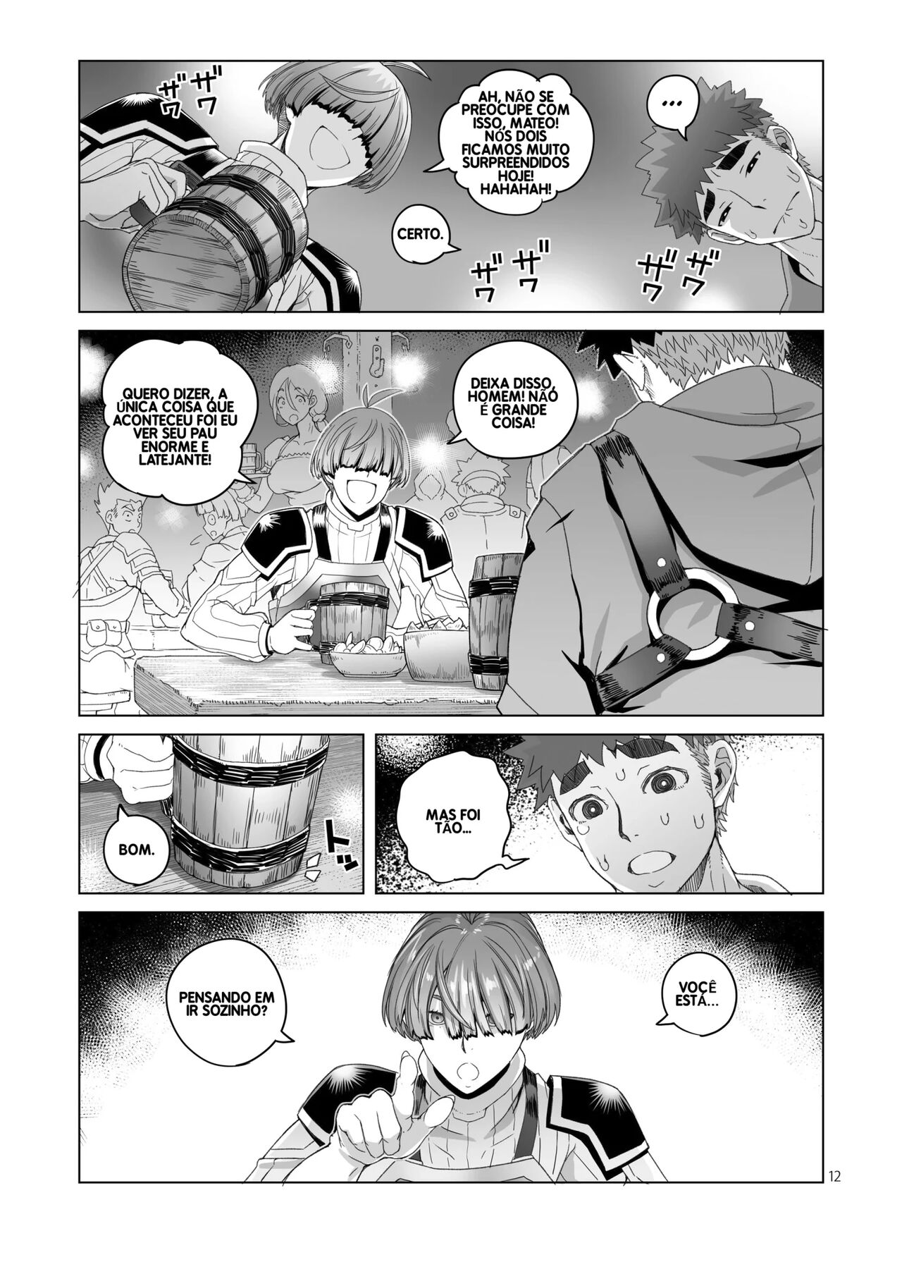 [Asaki Blog Branch Office (Asaki Takayuki)] Rowan Nyokenshi wa Kakusenai | Rowan, the Swordswoman in Plain Sight [Portuguese-BR] 图片编号 11