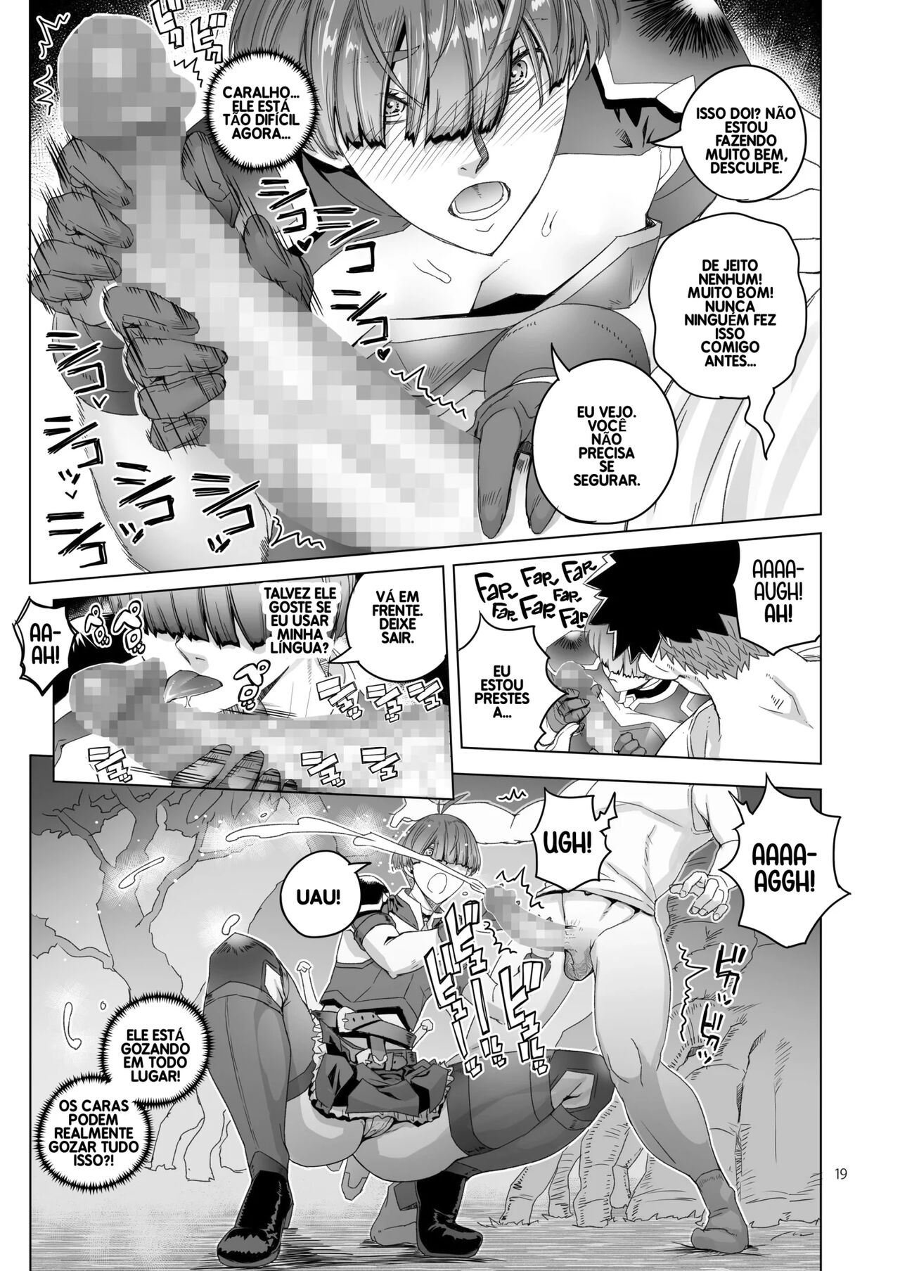 [Asaki Blog Branch Office (Asaki Takayuki)] Rowan Nyokenshi wa Kakusenai | Rowan, the Swordswoman in Plain Sight [Portuguese-BR] 图片编号 18