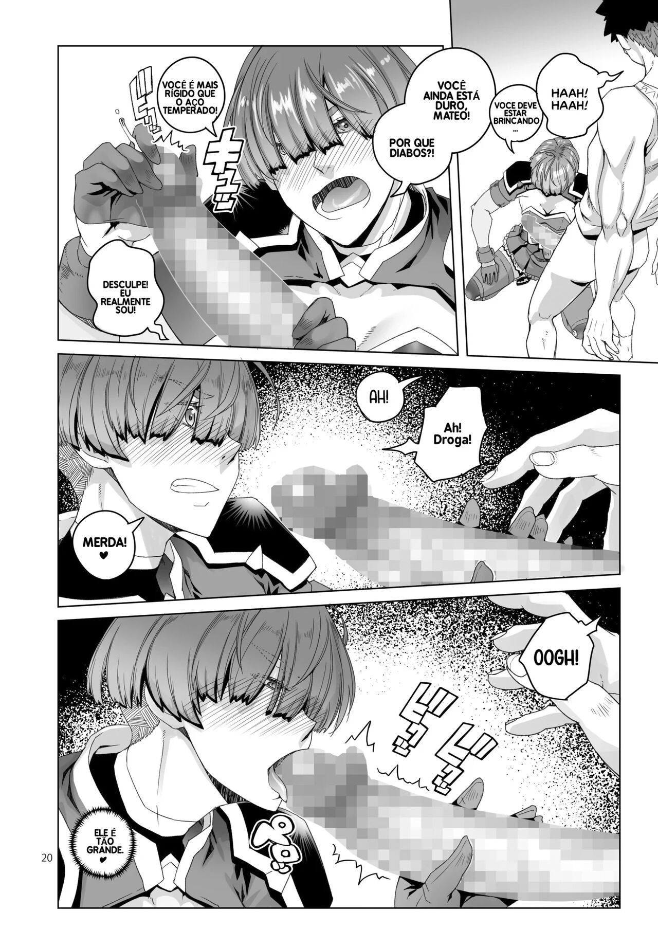 [Asaki Blog Branch Office (Asaki Takayuki)] Rowan Nyokenshi wa Kakusenai | Rowan, the Swordswoman in Plain Sight [Portuguese-BR] 图片编号 19