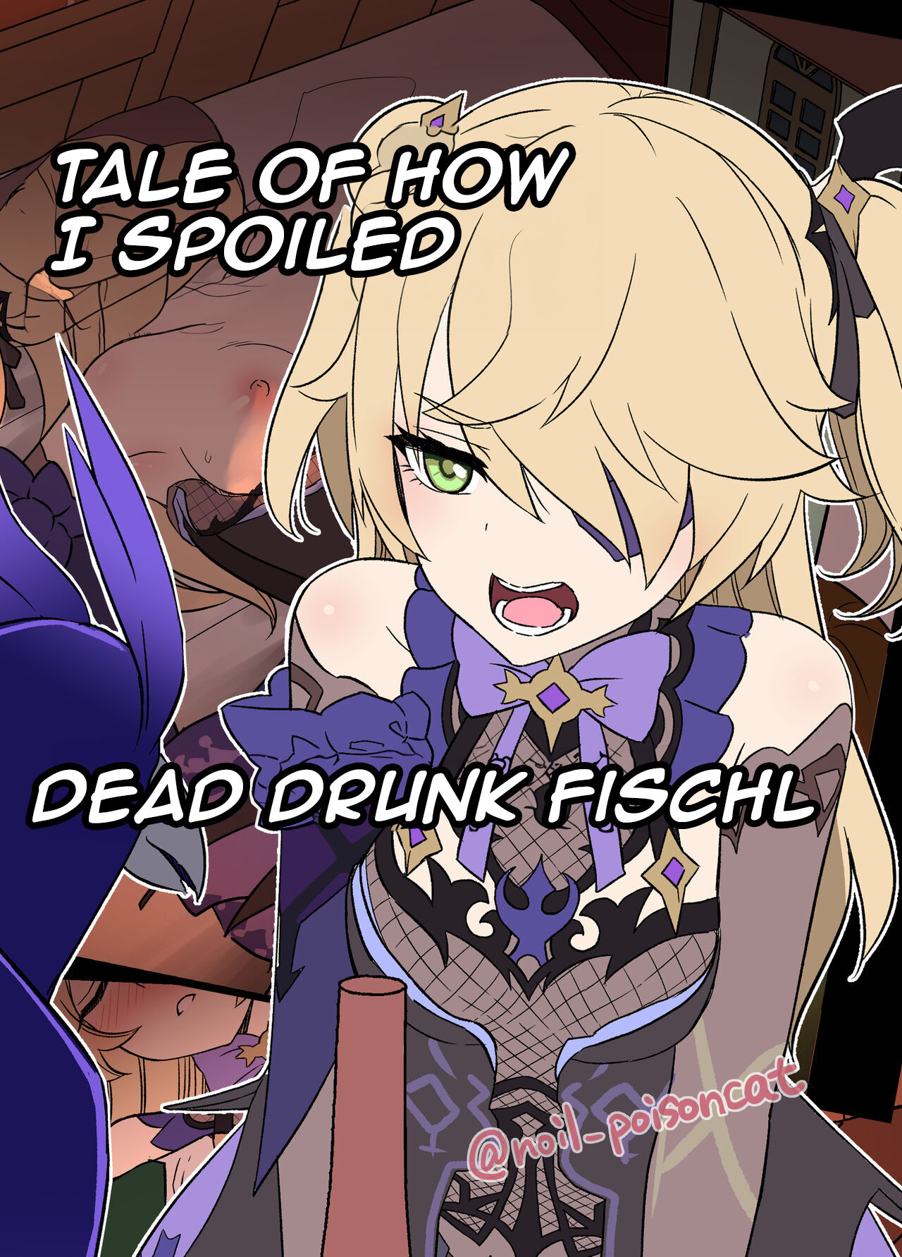 [Dokuneko Noil] Deisui Shita Fischl ni Warui Koto o Suru Hanashi | Tale of How I Spoiled Dead Drunk Fischl (Genshin Impact) [English] [Llanowar_elf] imagen número 1