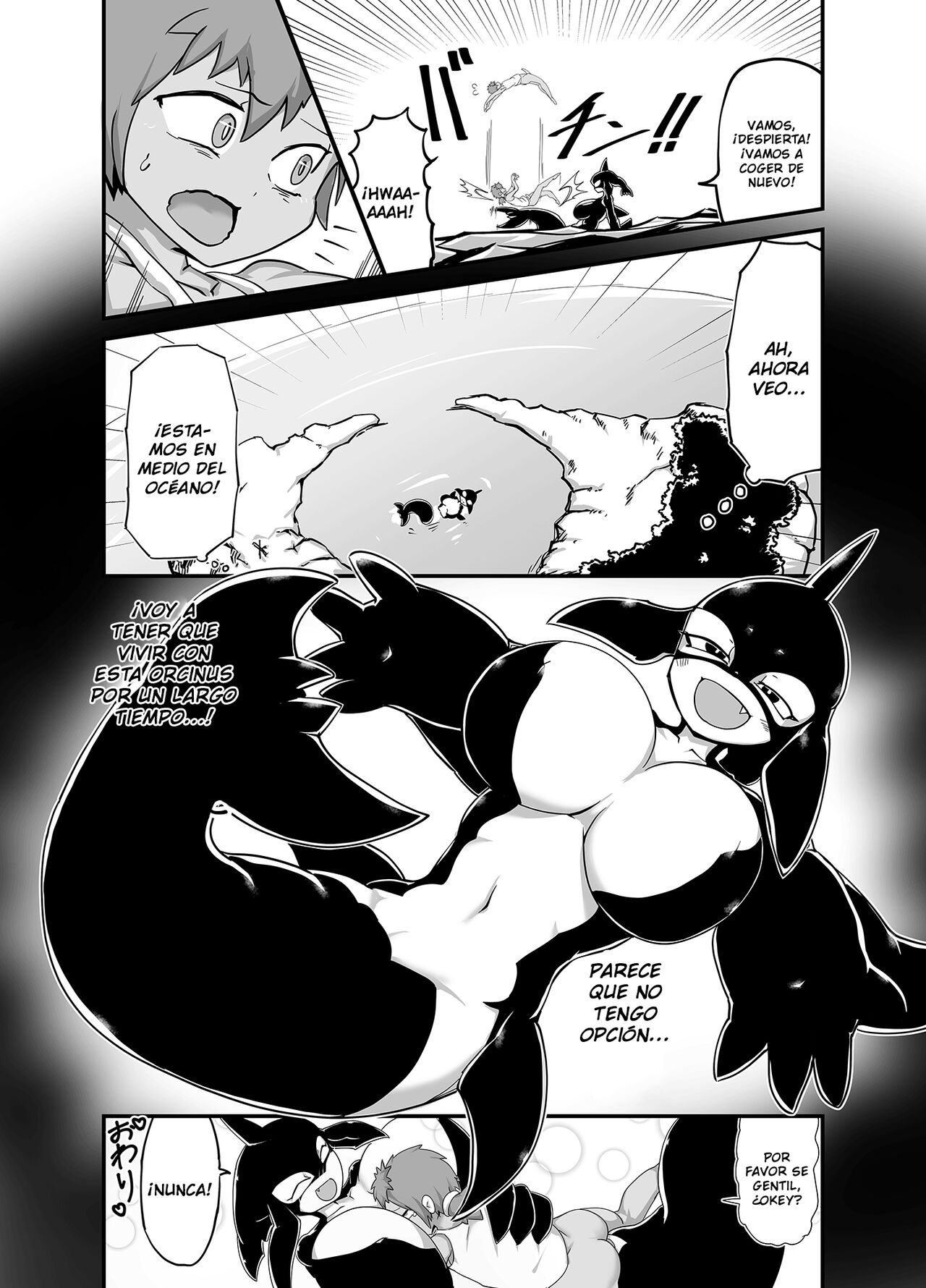 [Zettaizetumei no Yamagoya (Zettaizetumei)] Zekkai no Orcinus | Orcinus of the Distant Seas[Spanish][TheApofVerse] 图片编号 13