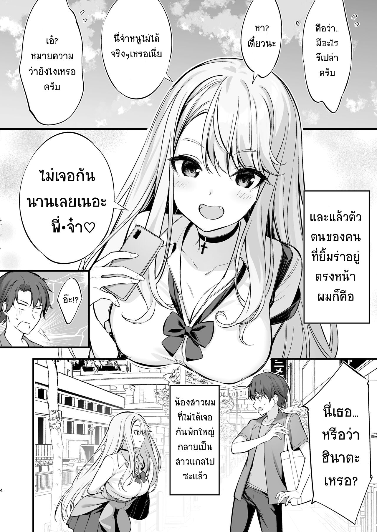 [P:P (Oryou)] SNS de Deatta no wa Gyaru-ka shita Imouto deshita [Thai ภาษาไทย] [Digital] imagen número 3