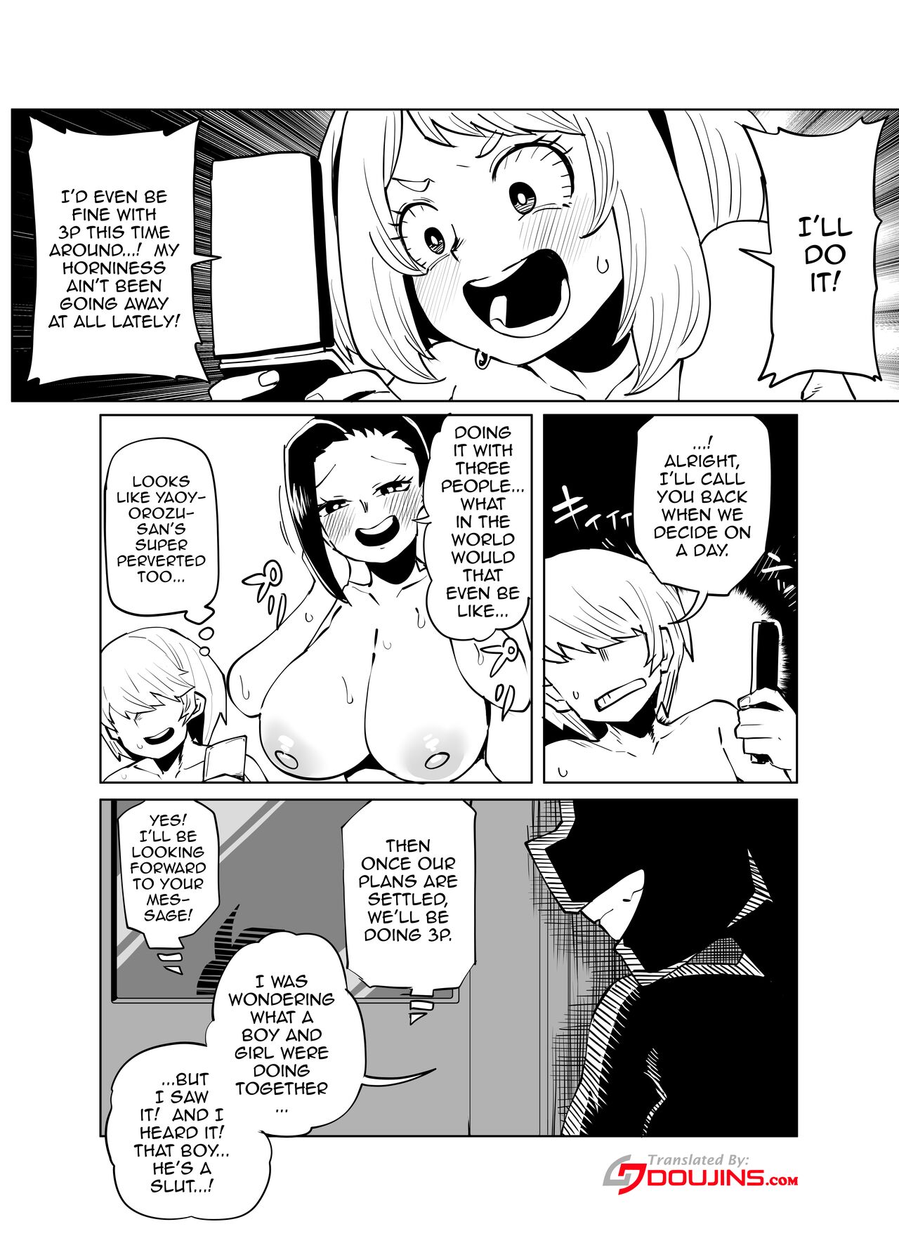 [Oekaki Kaki] Teisou Gyakuten Mono ~Hagakure no Baai~ | Inverted Morality Hero Academia ~Hagakure's Case~ (Boku no Hero Academia) [English] {Doujins.com} numero di immagine  1