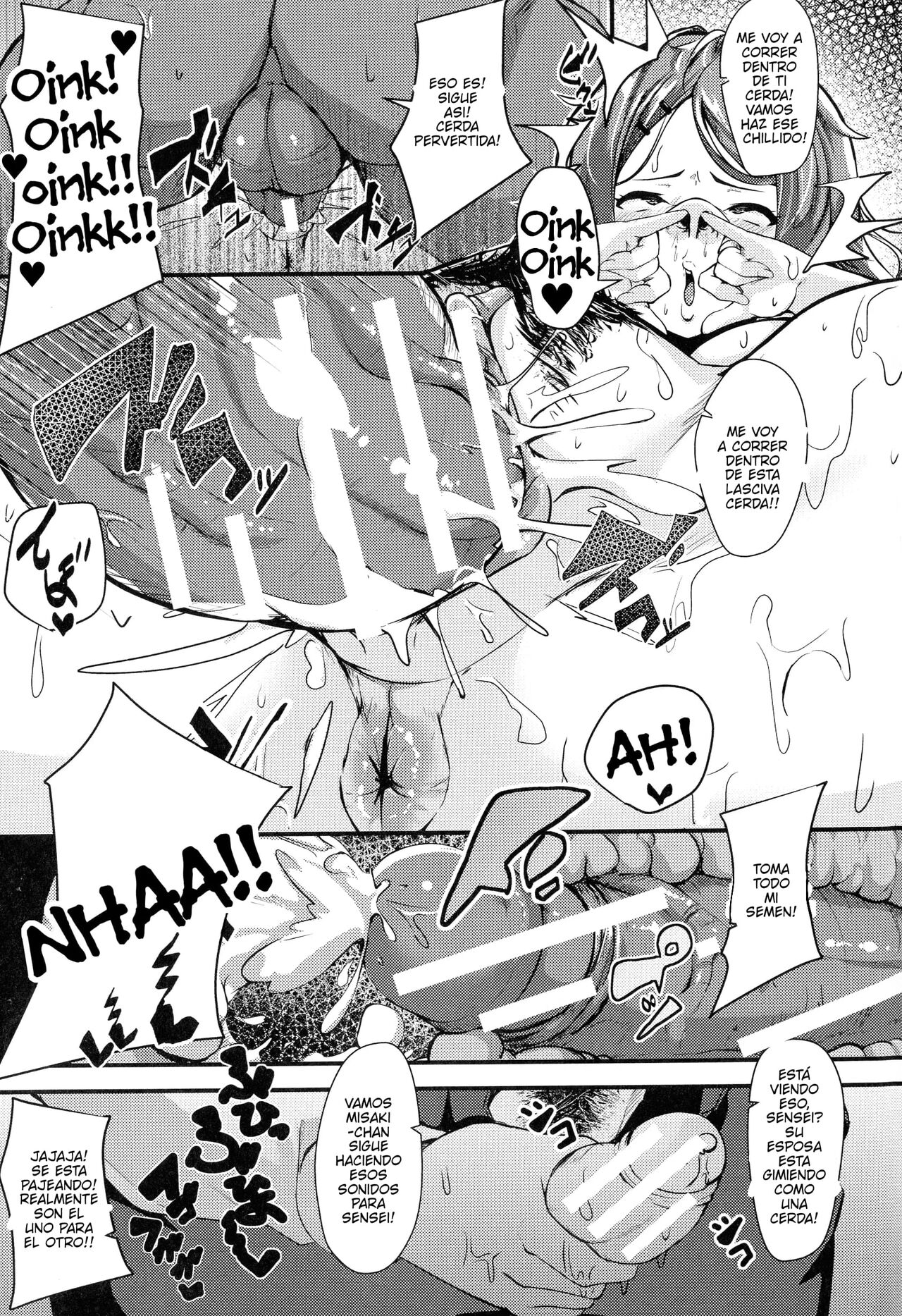 [Be-ve] TSUMA-OCHI (100% Maketa Watashi no Ana ~Guchogucho ni Okashitekuru Aitsu no Kyokon~) [Spanish] image number 19