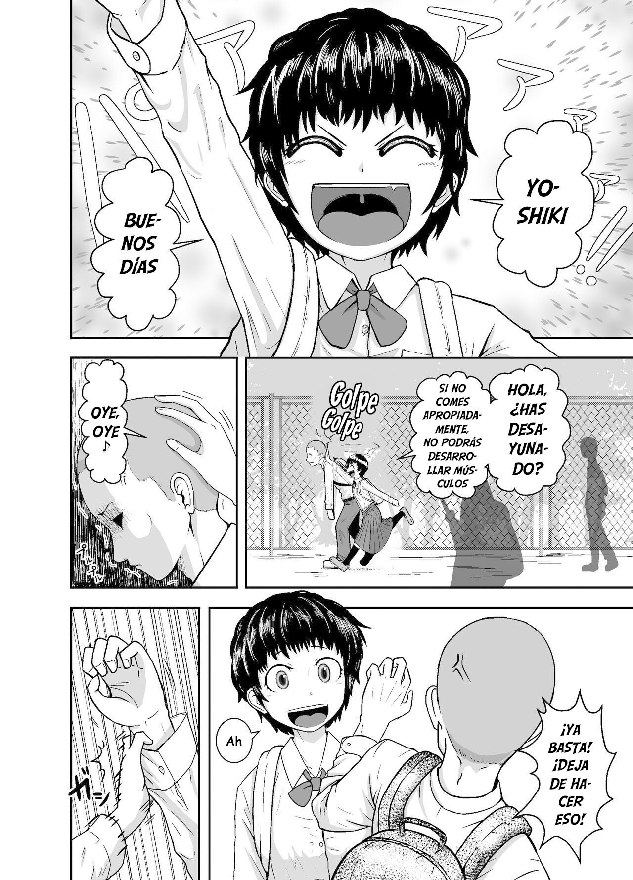 [Junkatsu Kissa (Coffee)] Kimi ga Yarareru Kurai nara ~Genkikko Crisis~ [Spanish] image number 3