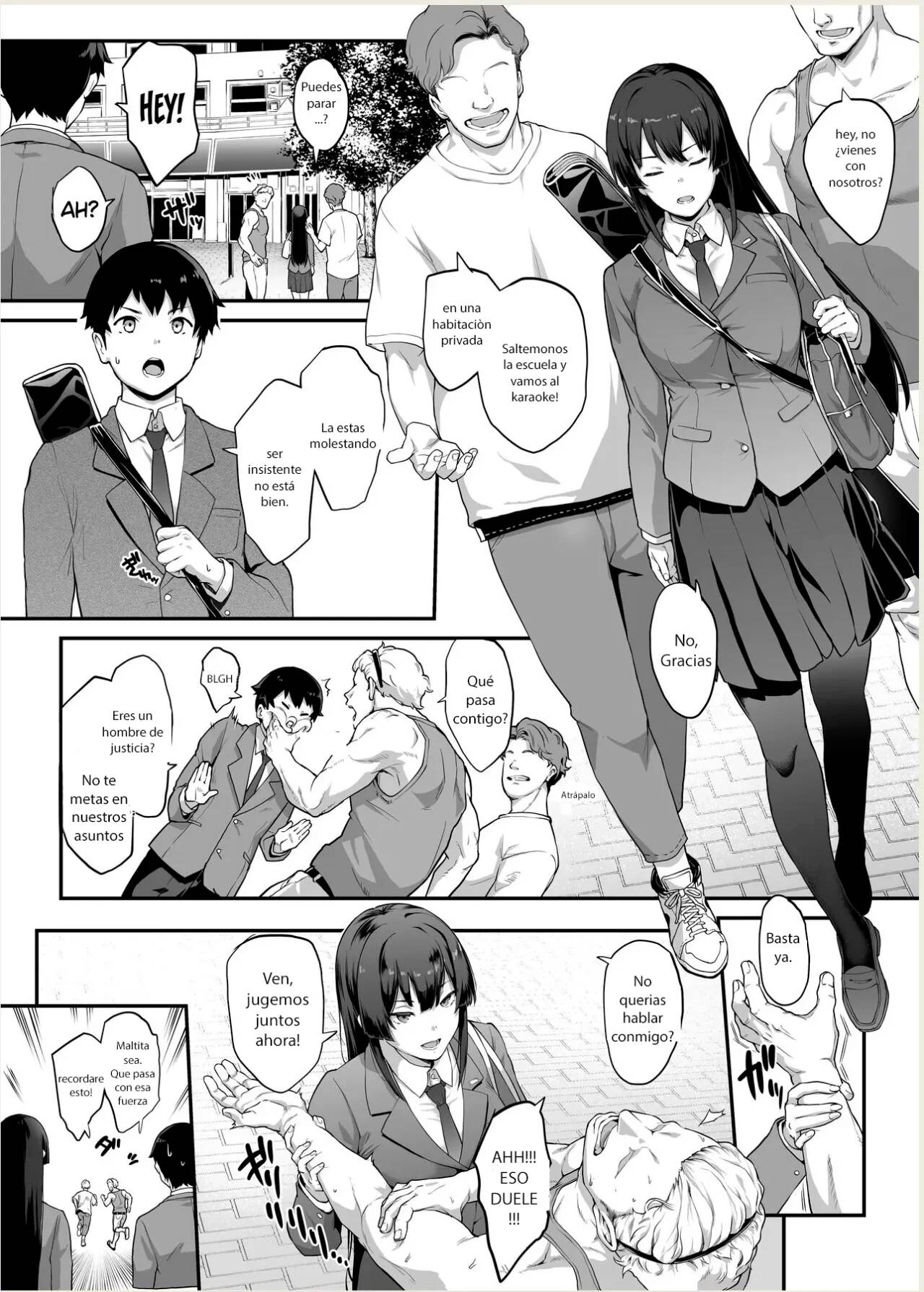 [Kaedeko, Yozo] Kendoubu Shushou de Osananajimi no Bijin de Tsuyoi Boku no Kanojo ga, Charao ni Assari Otosareru Wake ga Nai [Spanish] image number 1