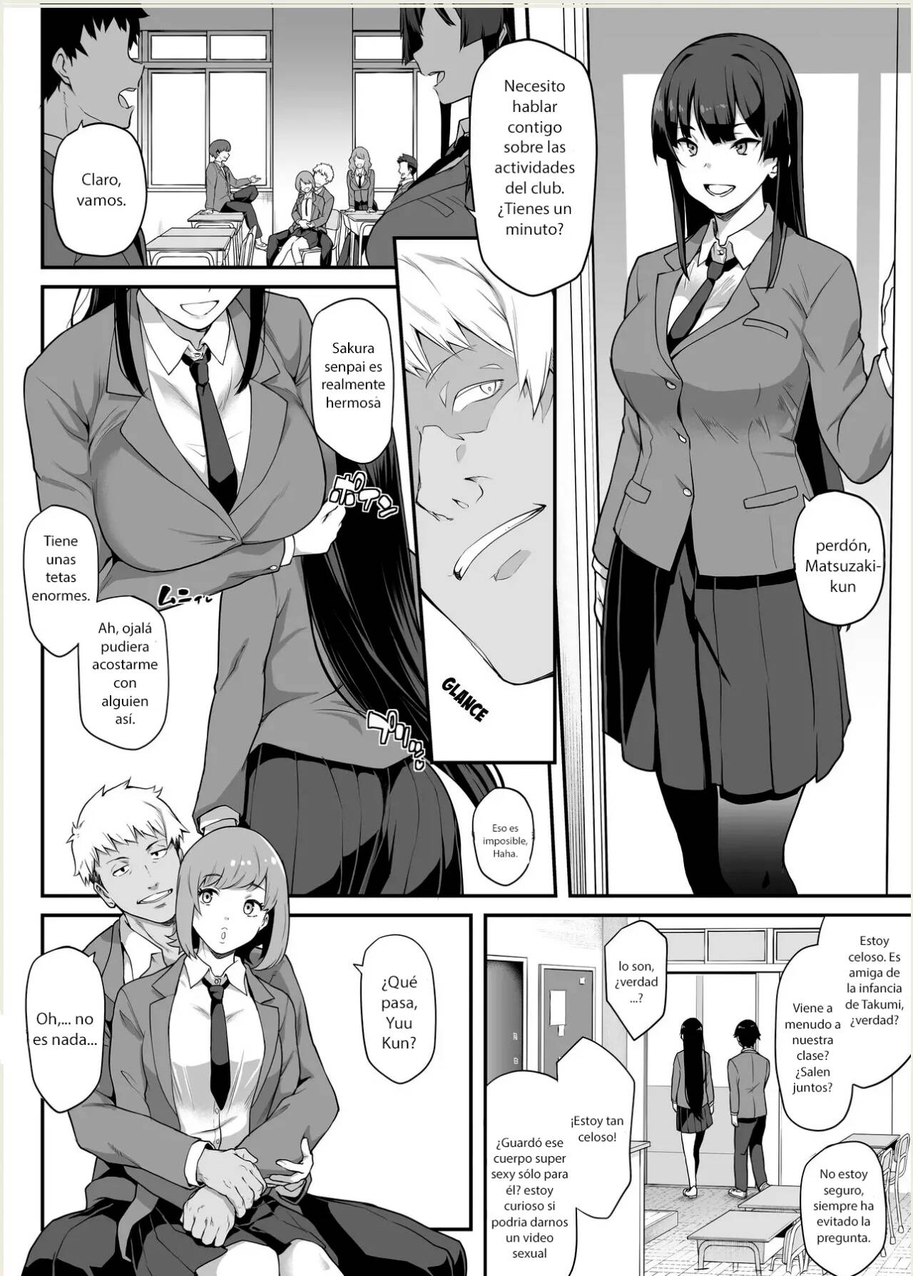 [Kaedeko, Yozo] Kendoubu Shushou de Osananajimi no Bijin de Tsuyoi Boku no Kanojo ga, Charao ni Assari Otosareru Wake ga Nai [Spanish] image number 4