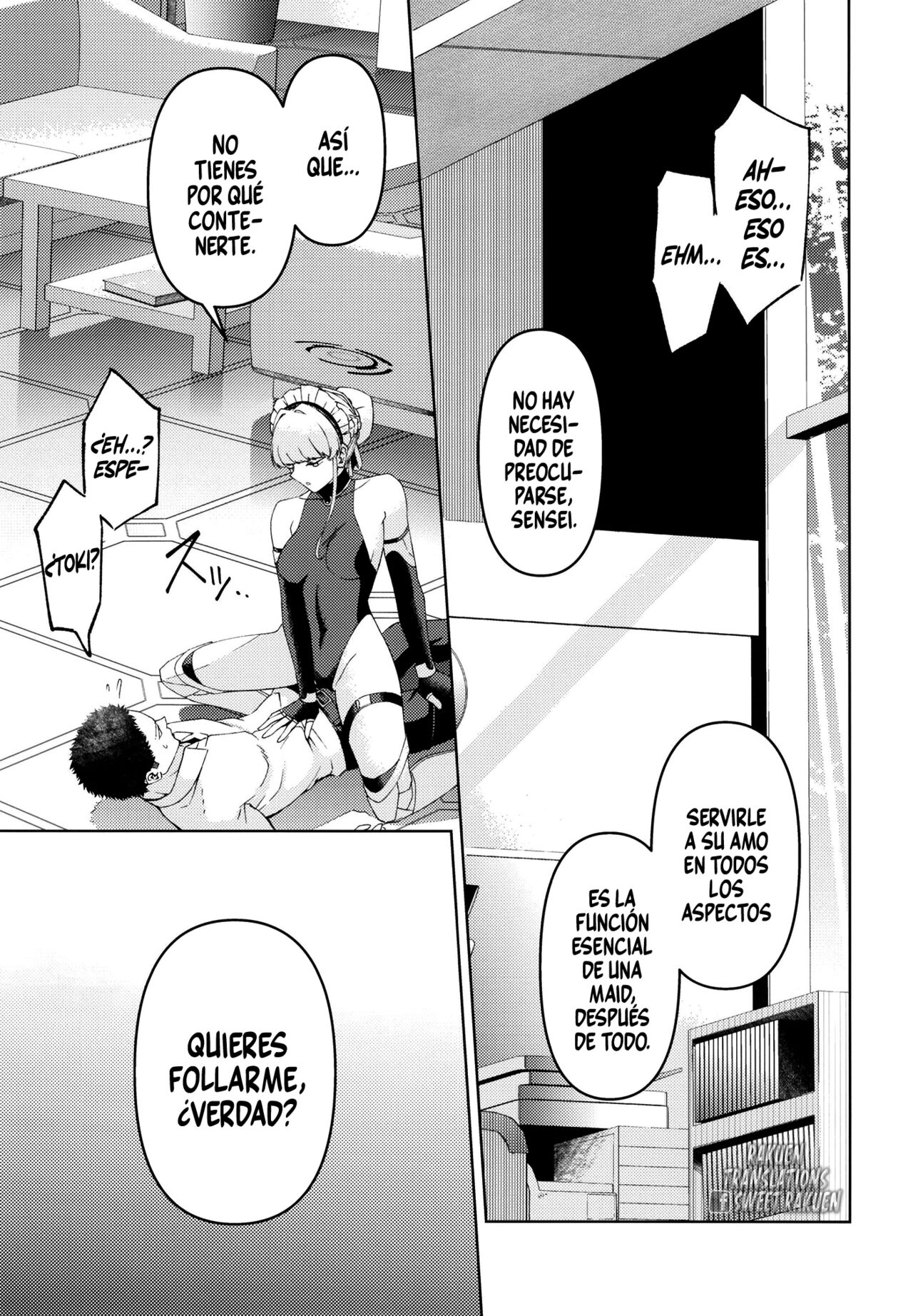 [Izumiya (Mikoma Sanagi)] Toki, Tokidoki | Toki, Sometimes (Blue Archive) [Spanish] [Rakuen Translations] [Digital] image number 9