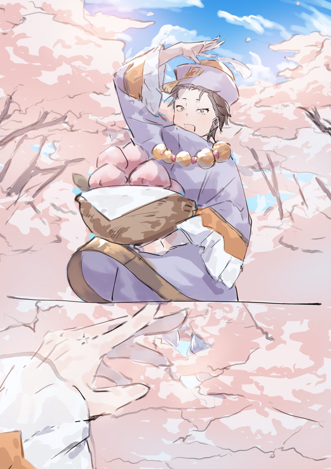 Emilia, Rem and Subaru futanari image number 2