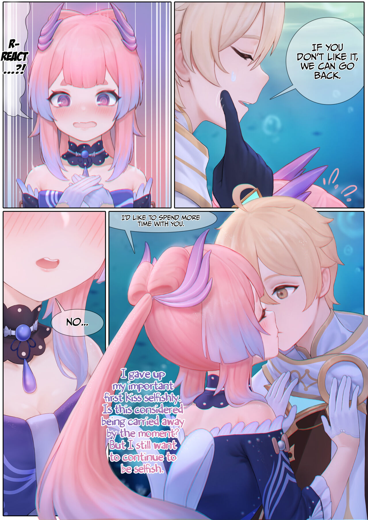 [Reikoku na Haizara] Flustered Kokomi (Genshin Impact) [English] [LunaticSeibah + Papo41] image number 13