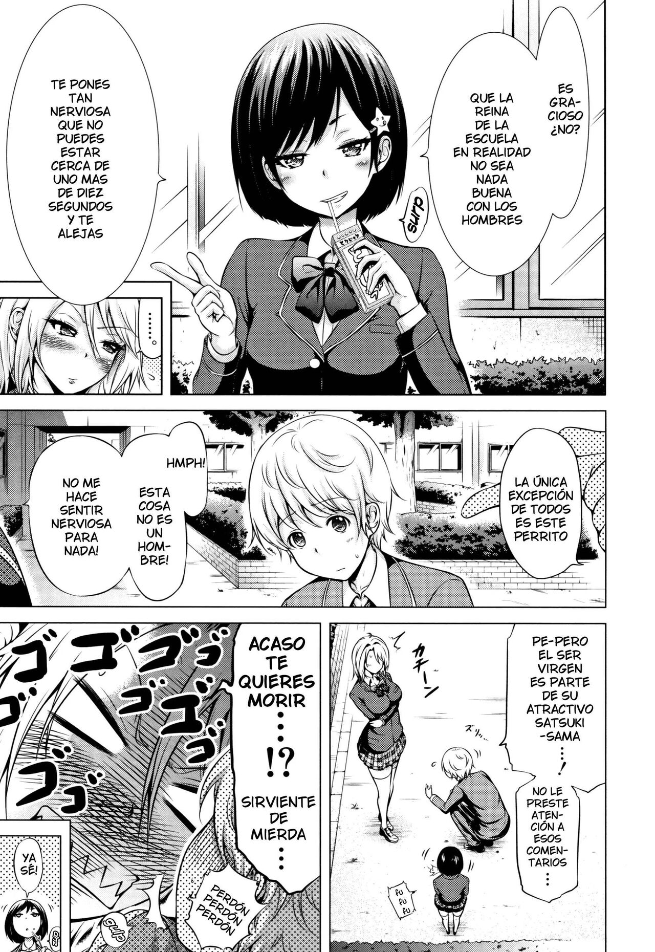 [Akatsuki Myuuto] Joousama wa M no dorei (cap. 1) [Spanish] [Decensored][Harenchi no Fansub] [Digital] Bildnummer 5