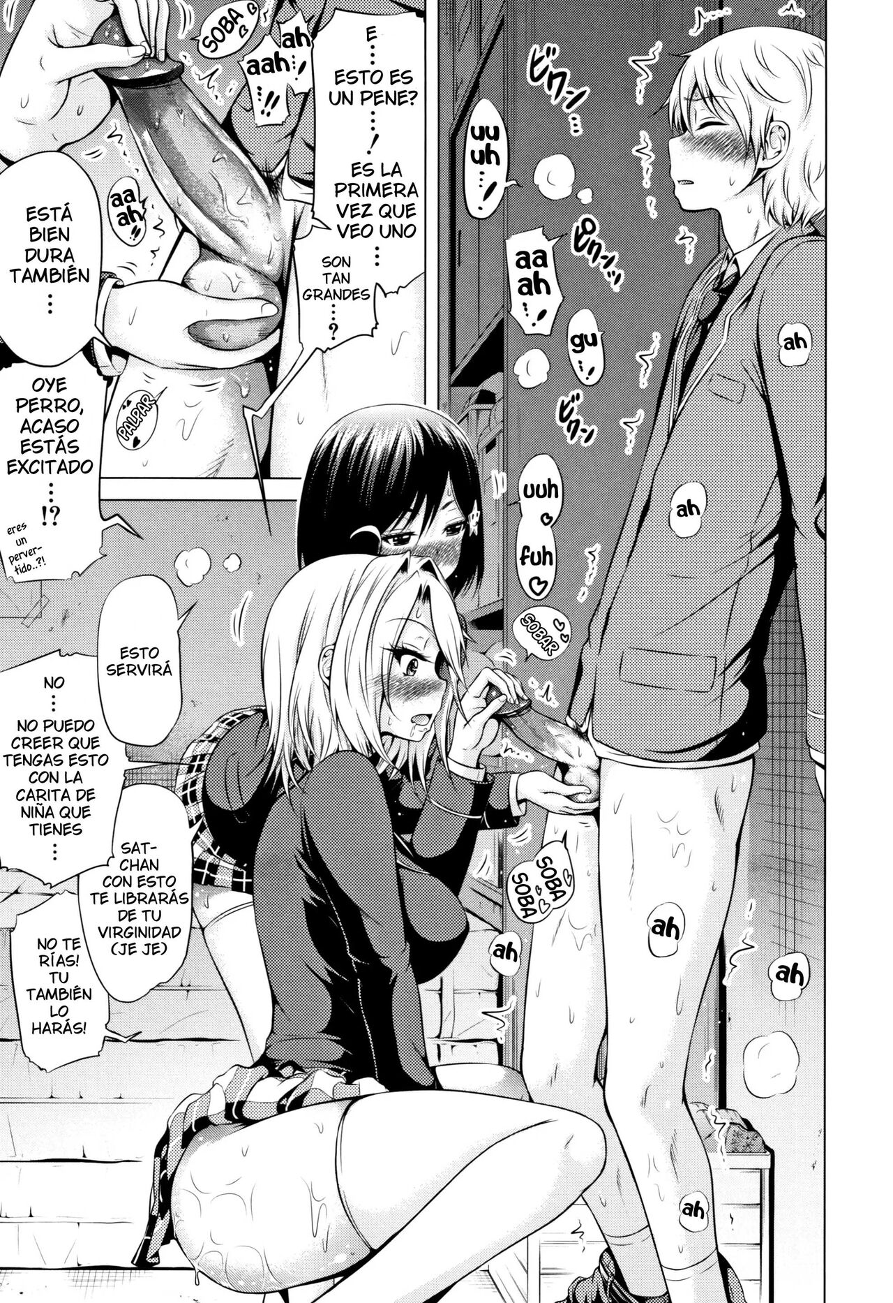 [Akatsuki Myuuto] Joousama wa M no dorei (cap. 1) [Spanish] [Decensored][Harenchi no Fansub] [Digital] Bildnummer 19