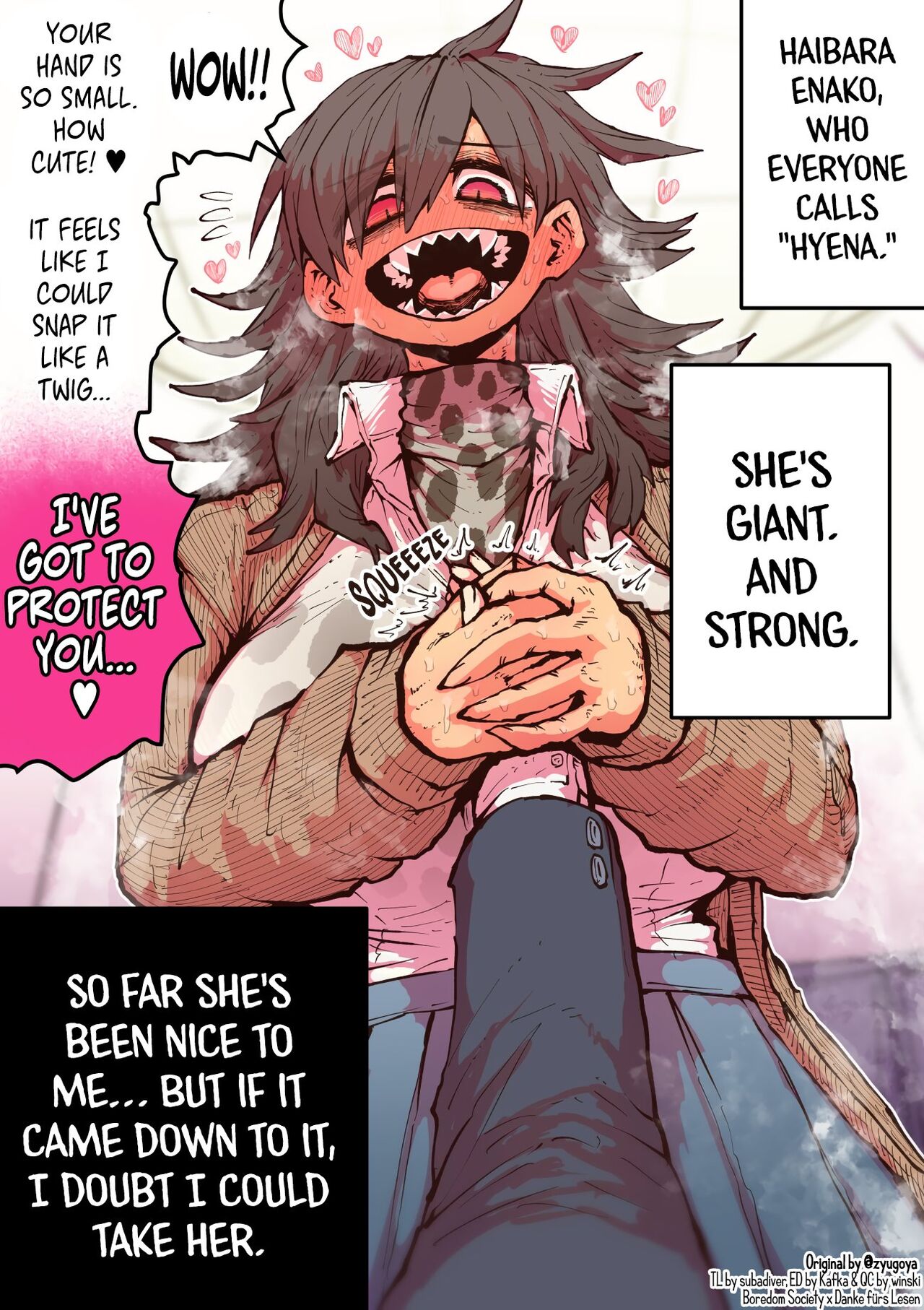[Zyugoya] Being Targeted by Hyena-chan [English] [danke.moe] [Ongoing] image number 4
