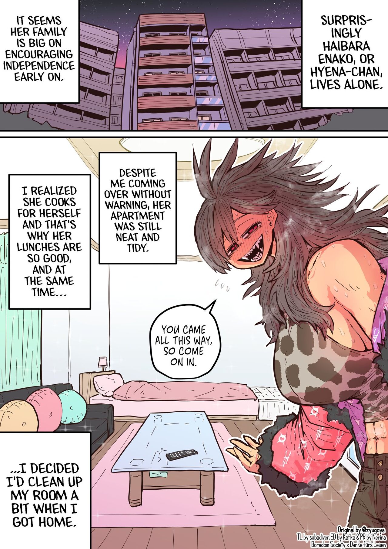 [Zyugoya] Being Targeted by Hyena-chan [English] [danke.moe] [Ongoing] image number 12