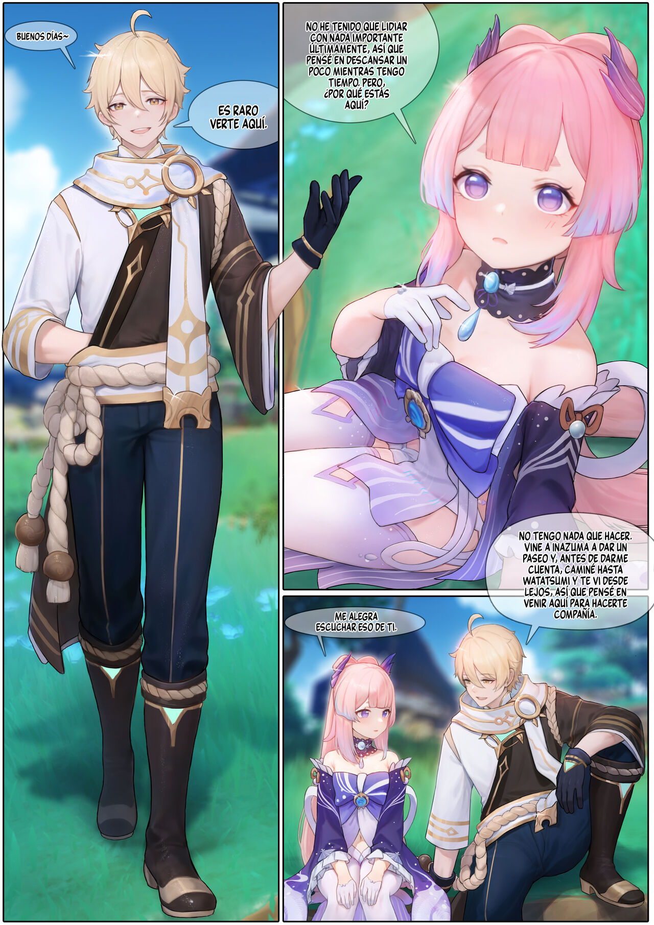 [Reikoku na Haizara] Kokomi Nerviosa (Genshin Impact) [Spanish] [Rakuen Translations] numero di immagine  2