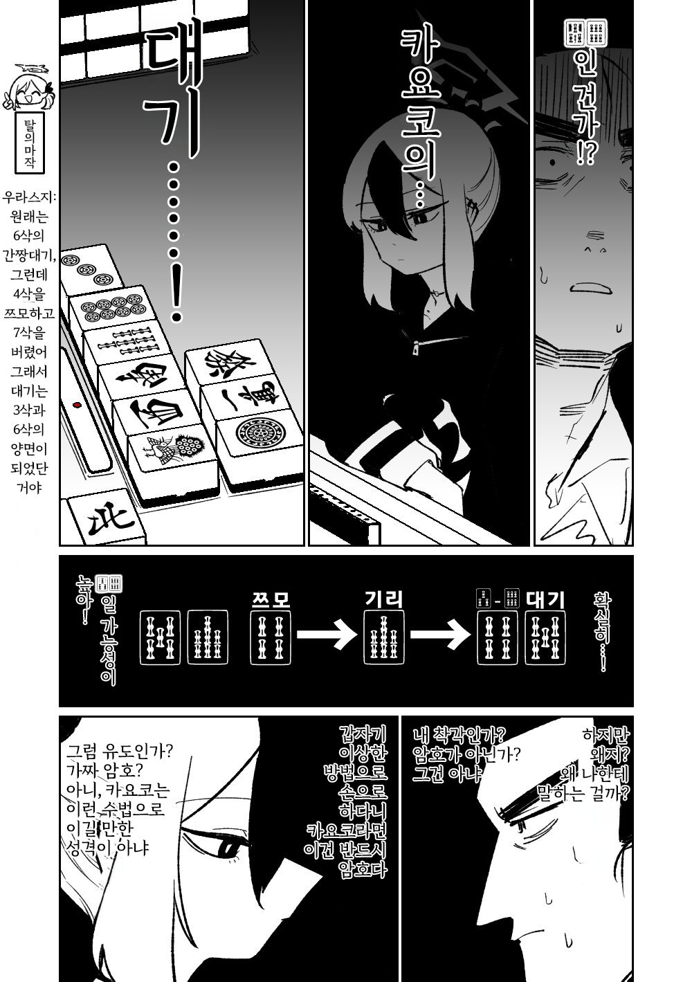 [Asahina Yoshitosi] Benriya 68 Datsui Mahjong Ichi ~Sankaisen~ | 흥신소68 탈의마작 제1편 ~삼회전~ (Blue Archive) [Korean] 图片编号 52