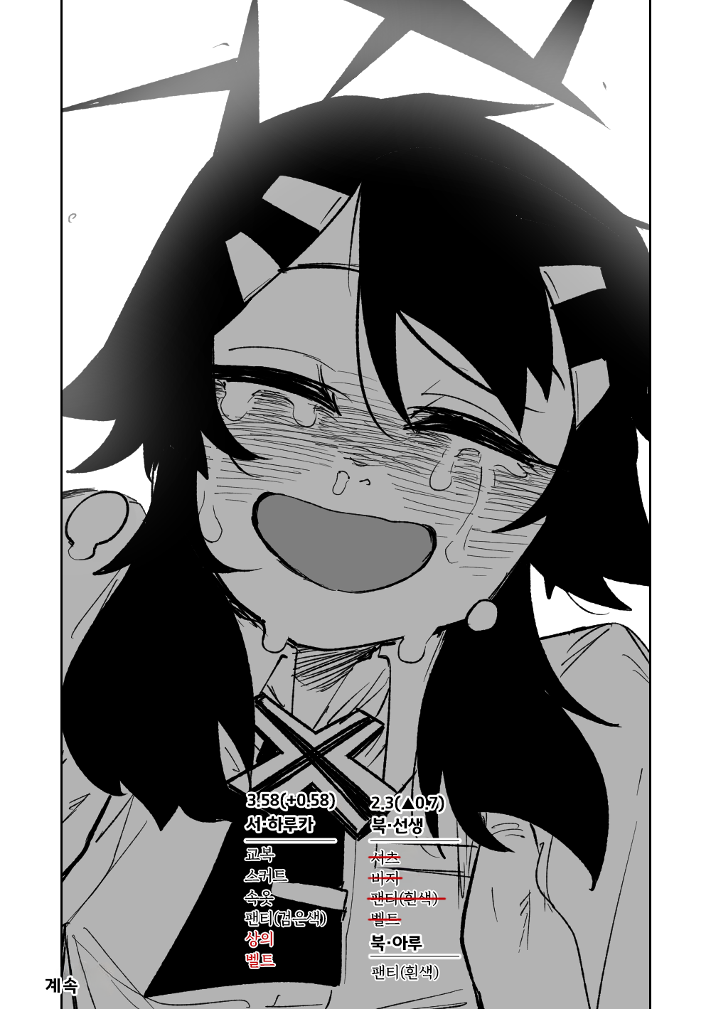 [Asahina Yoshitosi] Benriya 68 Datsui Mahjong Ichi ~Sankaisen~ | 흥신소68 탈의마작 제1편 ~삼회전~ (Blue Archive) [Korean] 图片编号 198