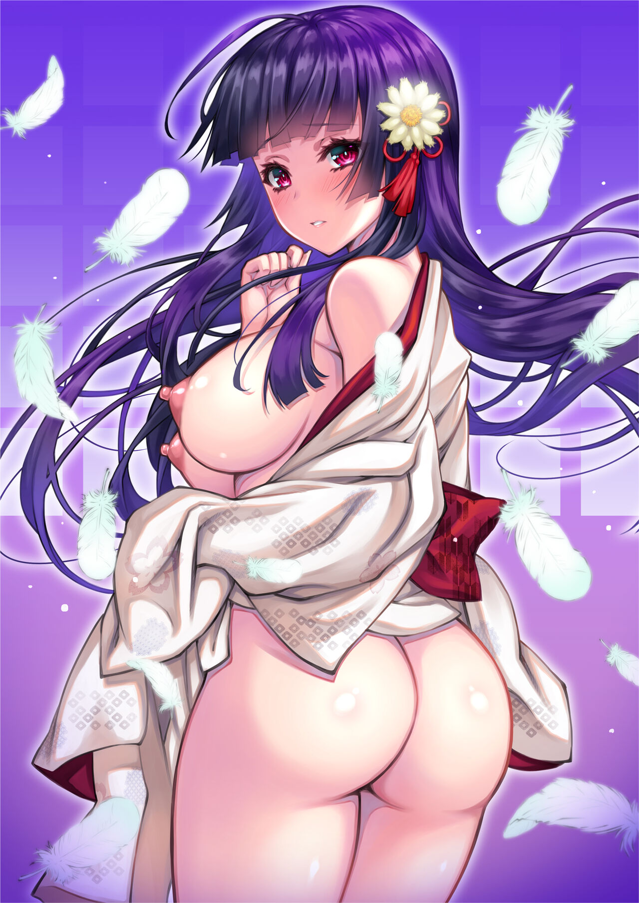 [Steel Mayonnaise (Higuchi Isami)] Niku Miko no Utage Gaiden ~Tsuru no Ongaeshi~ [Chinese] [不咕鸟汉化组] [Digital] изображение № 2