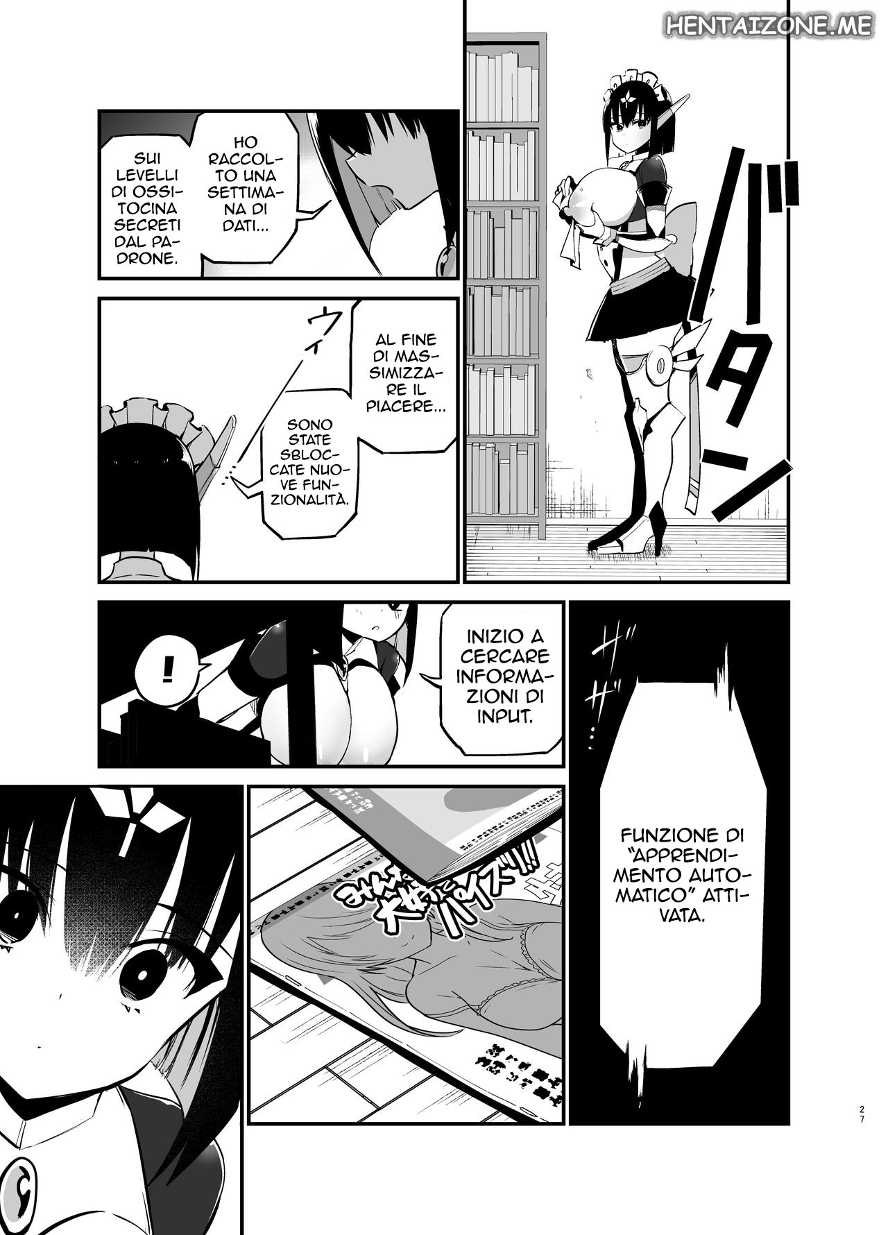 [Aohimo Familia (Chilt)] AI ni Shigoto o Torareta Mangaka, Seieki mo Torareru. | Androidi per Adulti [Italian] 图片编号 26