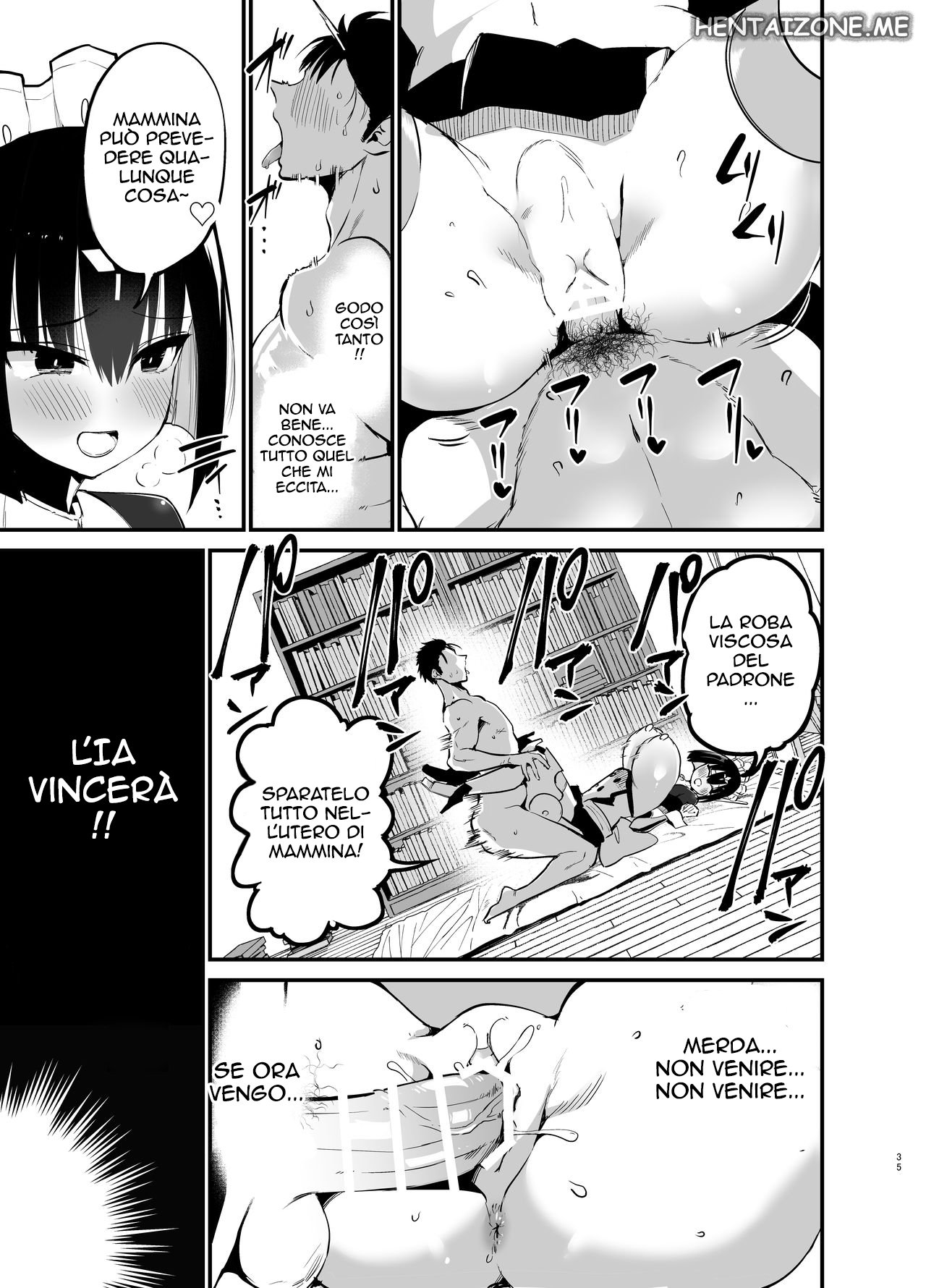 [Aohimo Familia (Chilt)] AI ni Shigoto o Torareta Mangaka, Seieki mo Torareru. | Androidi per Adulti [Italian] 图片编号 34