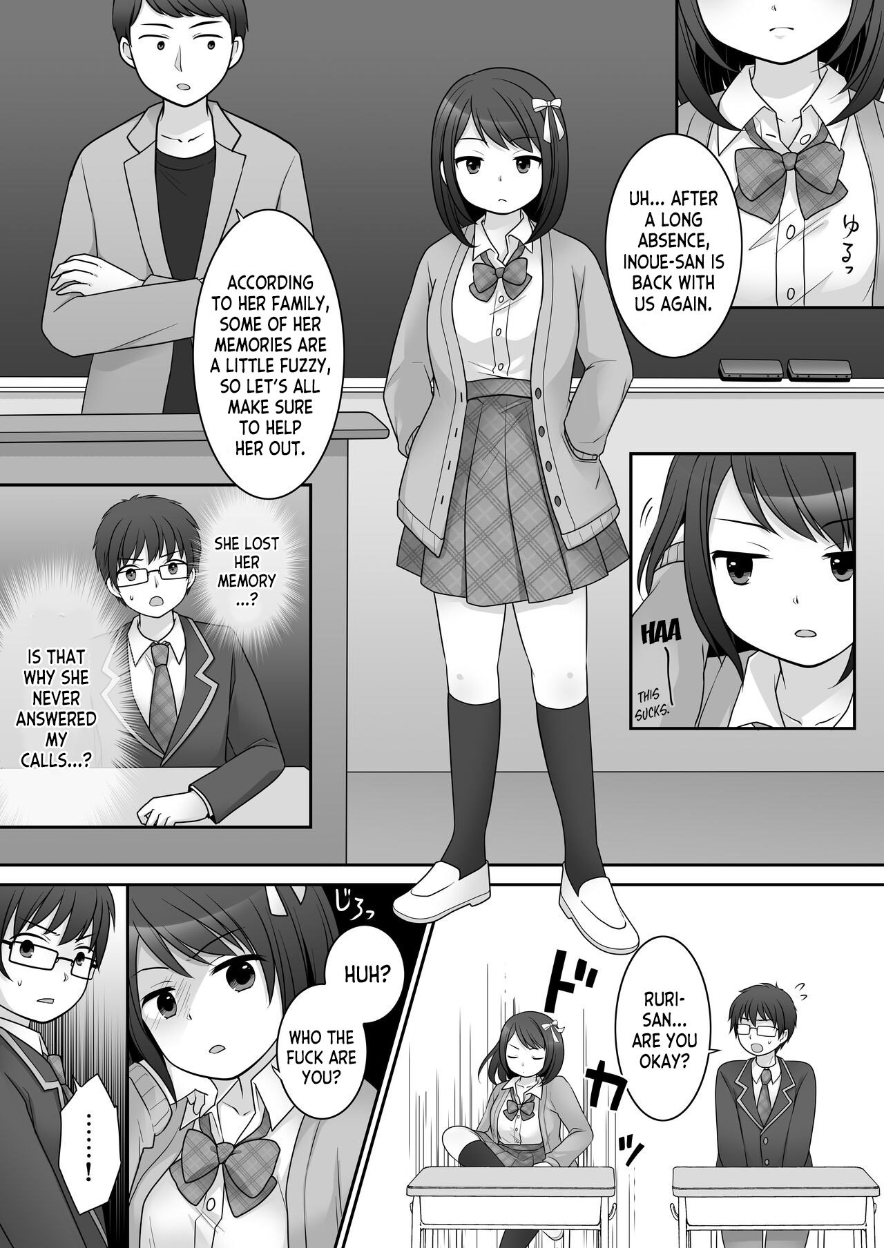 [TSF Mousou Chikusekijo (Kuratsuka Riko)] Furyou in Kanojo ~Boku no Kanojo no Karada wa Furyou Otoko (Aitsu) ni Nottoraremashita ~ [English] [desudesu] 图片编号 8