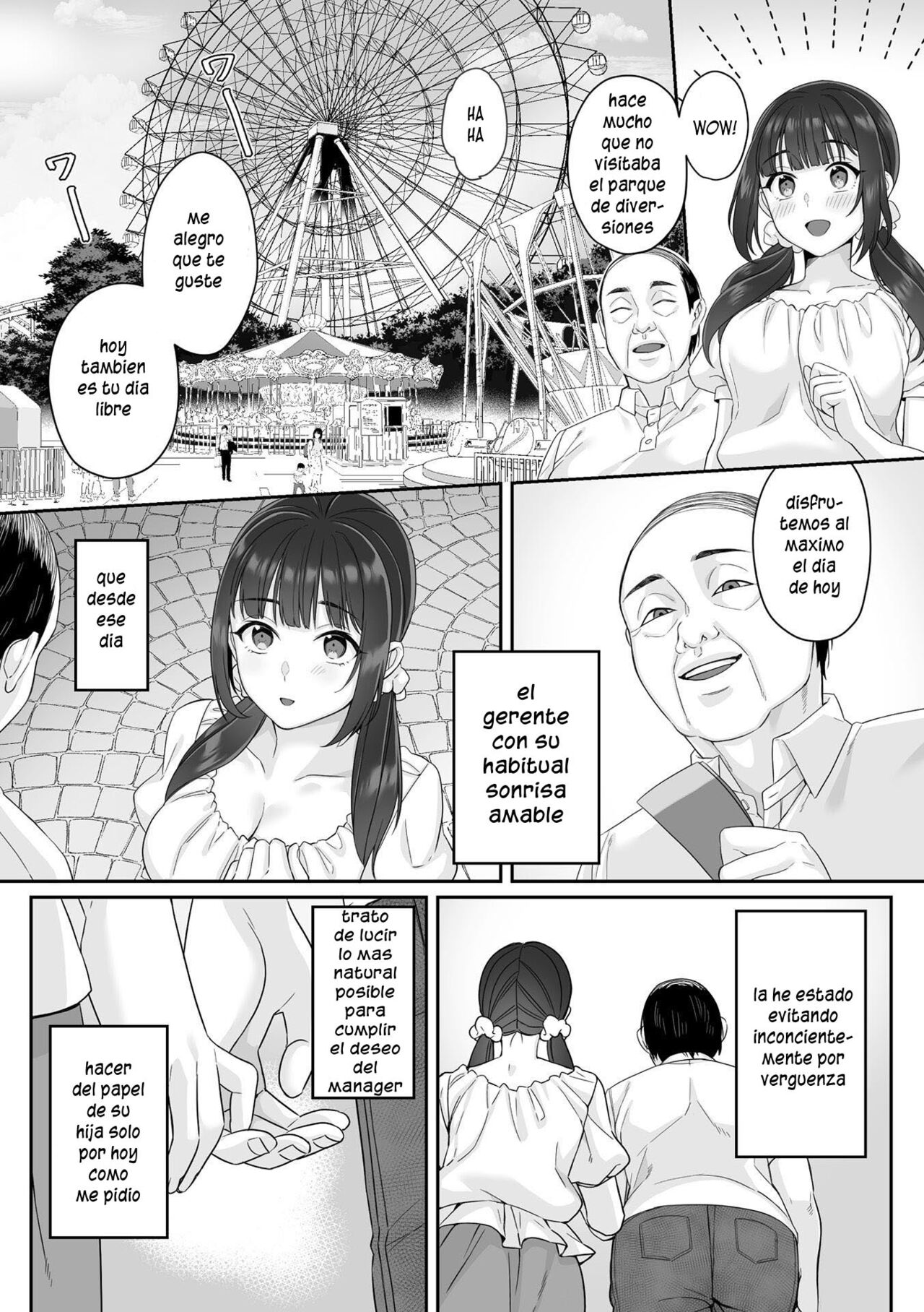 [miniru] Junboku Joshikousei wa Oyaji Iro ni Somerarete Comic Ban Ch. 1-2 [Spanish] [DK] 이미지 번호 13