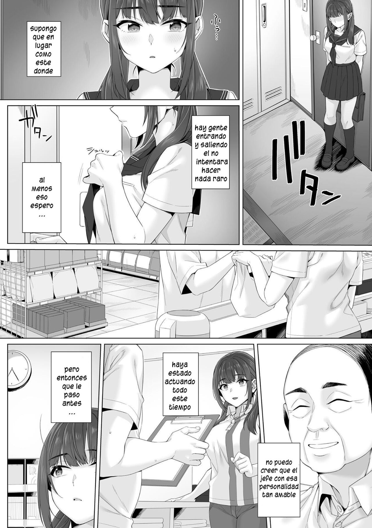 [miniru] Junboku Joshikousei wa Oyaji Iro ni Somerarete Comic Ban Ch. 1-2 [Spanish] [DK] 이미지 번호 38