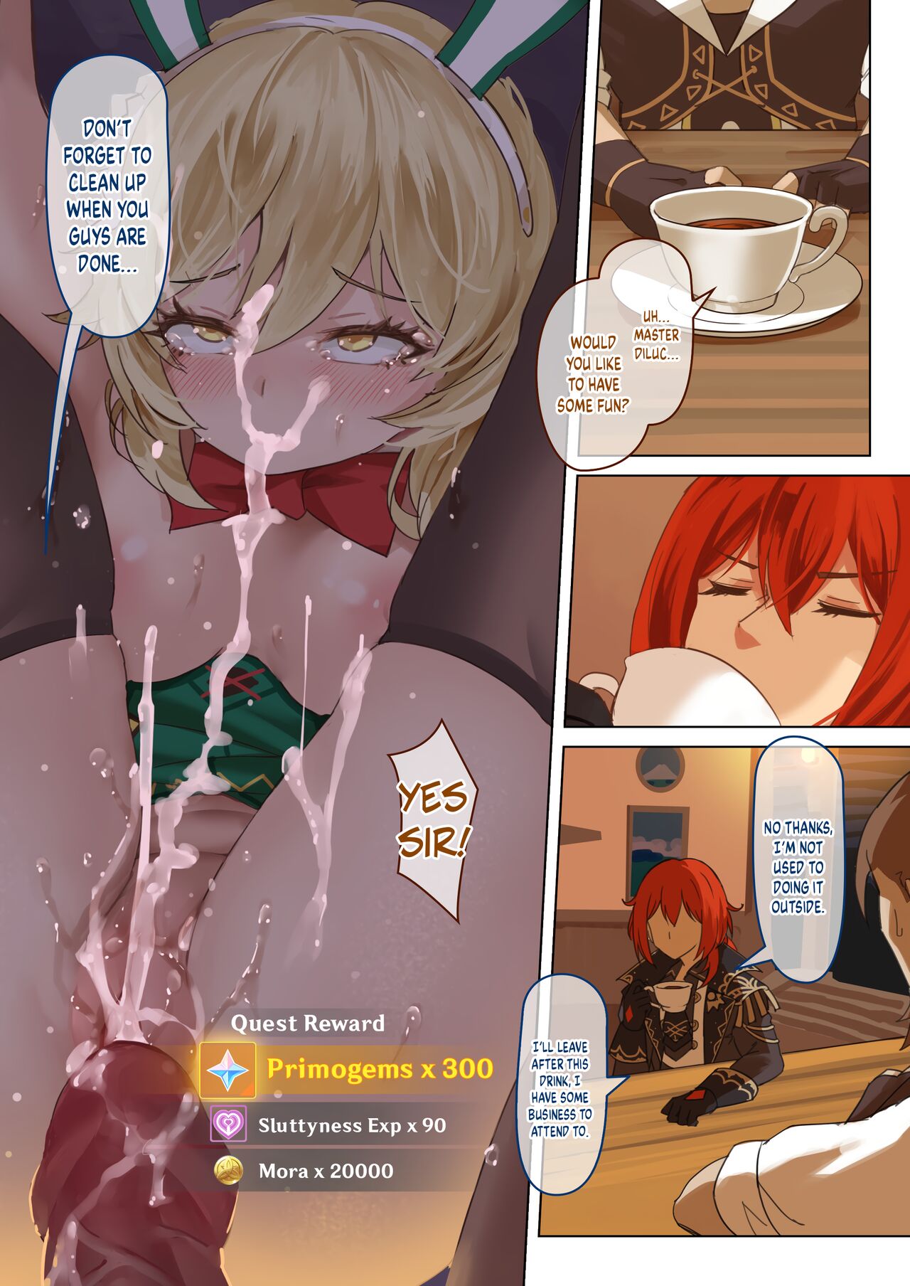 [VYCMa] Mondstadt Hot Springs Festival Act 2 (Genshin Impact) [English] [head empty] изображение № 10