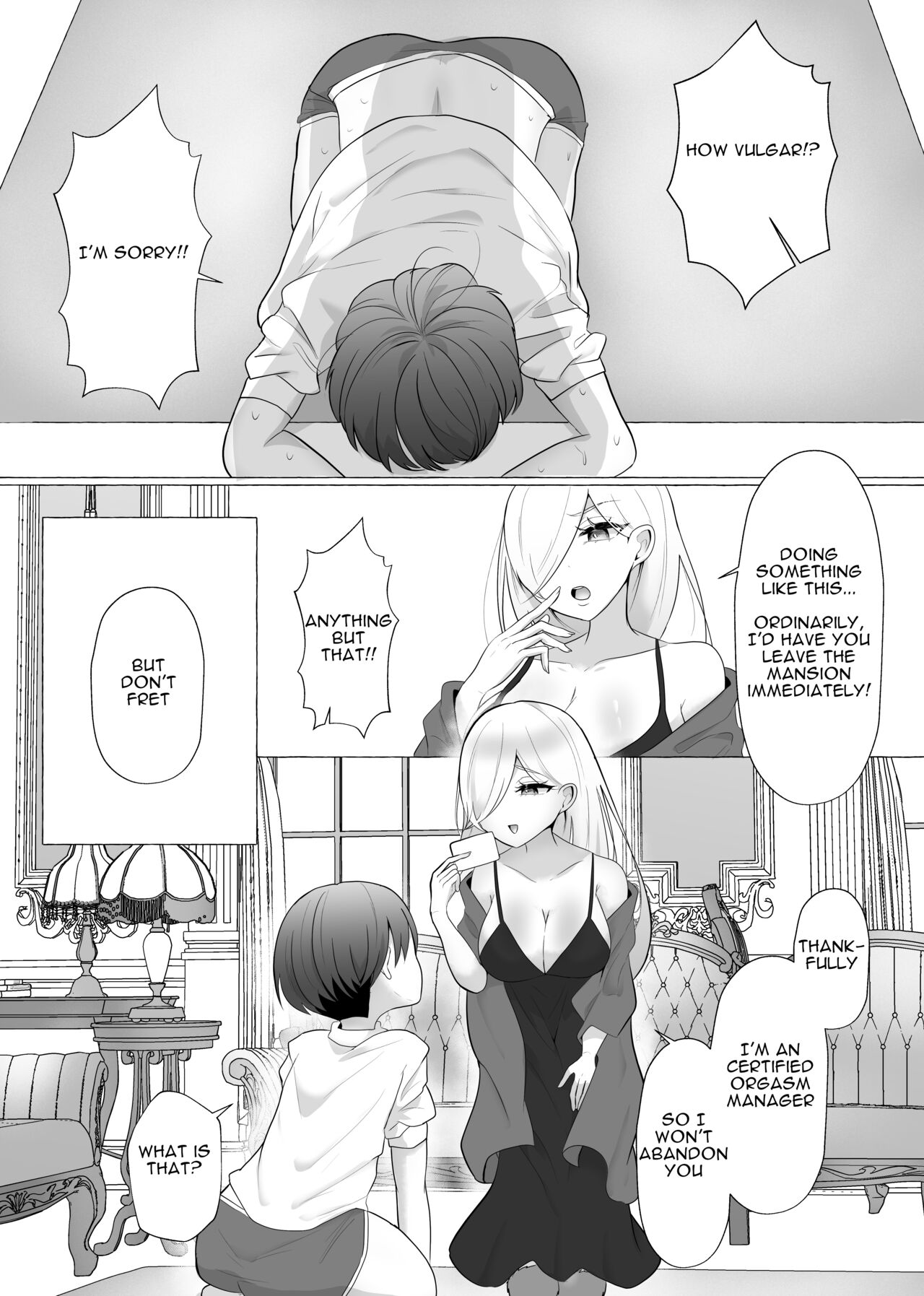 [Dokutoku no M (Sagano Katsuma, Akatsuki Shion)] Official Orgasm Manager Number 20XX00184, Yukinaka Sasame [ENG] image number 9