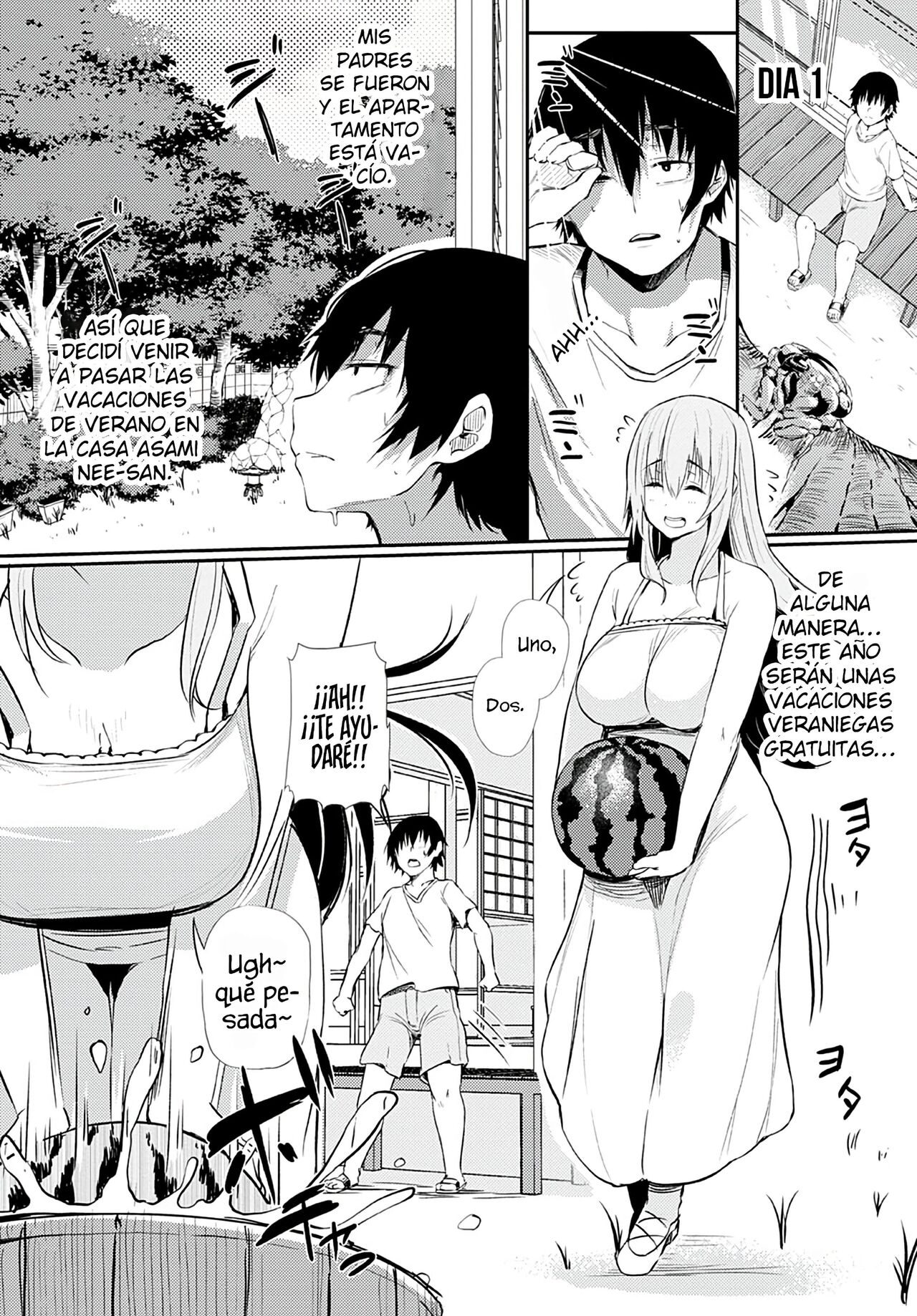 [Nusmusbim] Boku to Onee-chan no Natsuyasumi (COMIC Anthurium 2021-12) [Spanish] [Daisuki na Fansub] [Digital] 图片编号 2