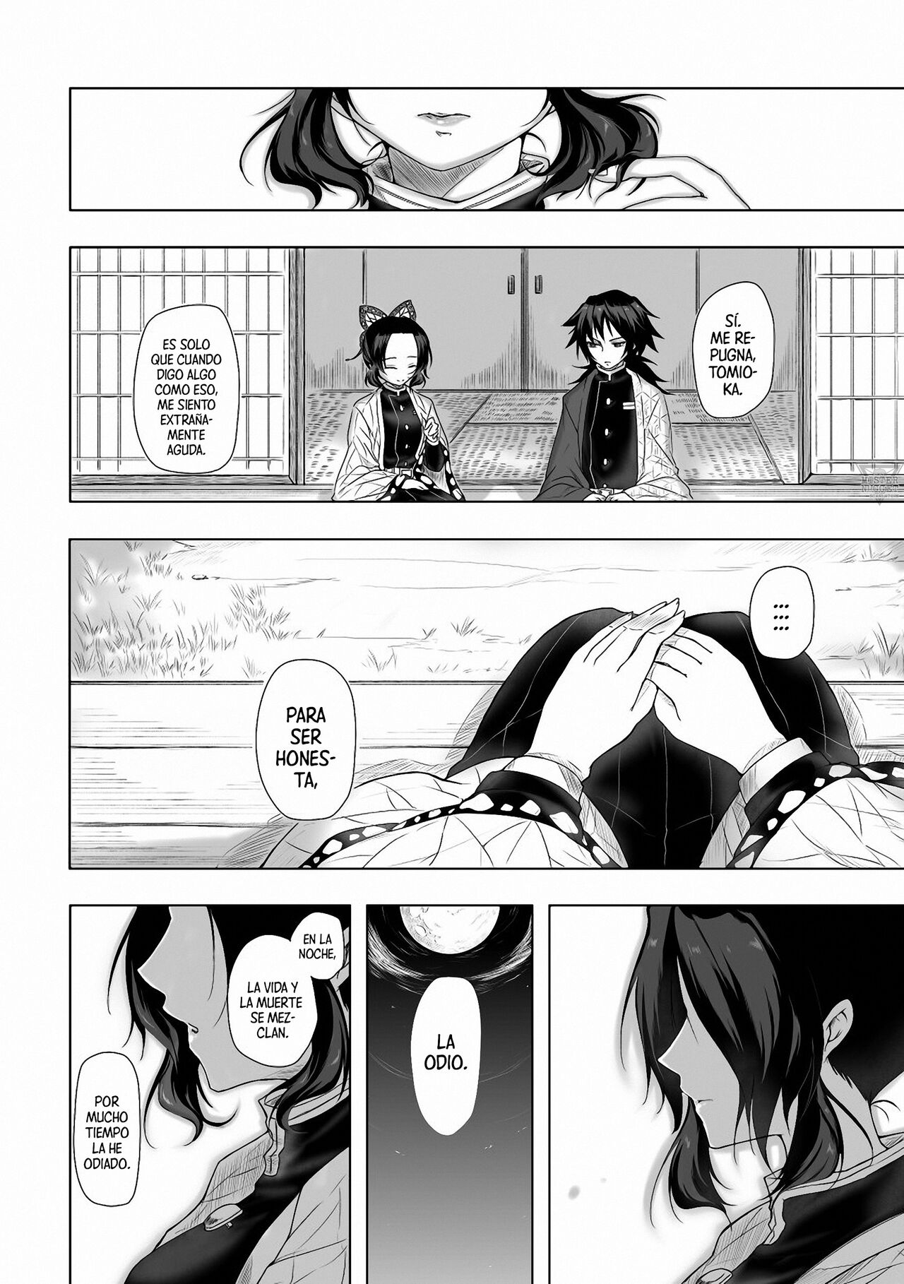 [Nekochigura (Sachi)] Yasashii Kodoku (Kimetsu no Yaiba) [Spanish] [Mister Nugget] [Digital] image number 7