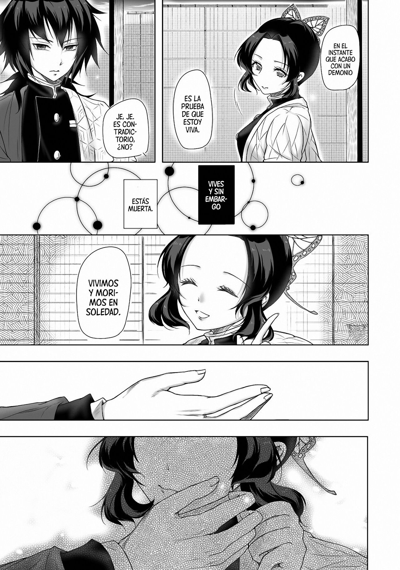 [Nekochigura (Sachi)] Yasashii Kodoku (Kimetsu no Yaiba) [Spanish] [Mister Nugget] [Digital] image number 12