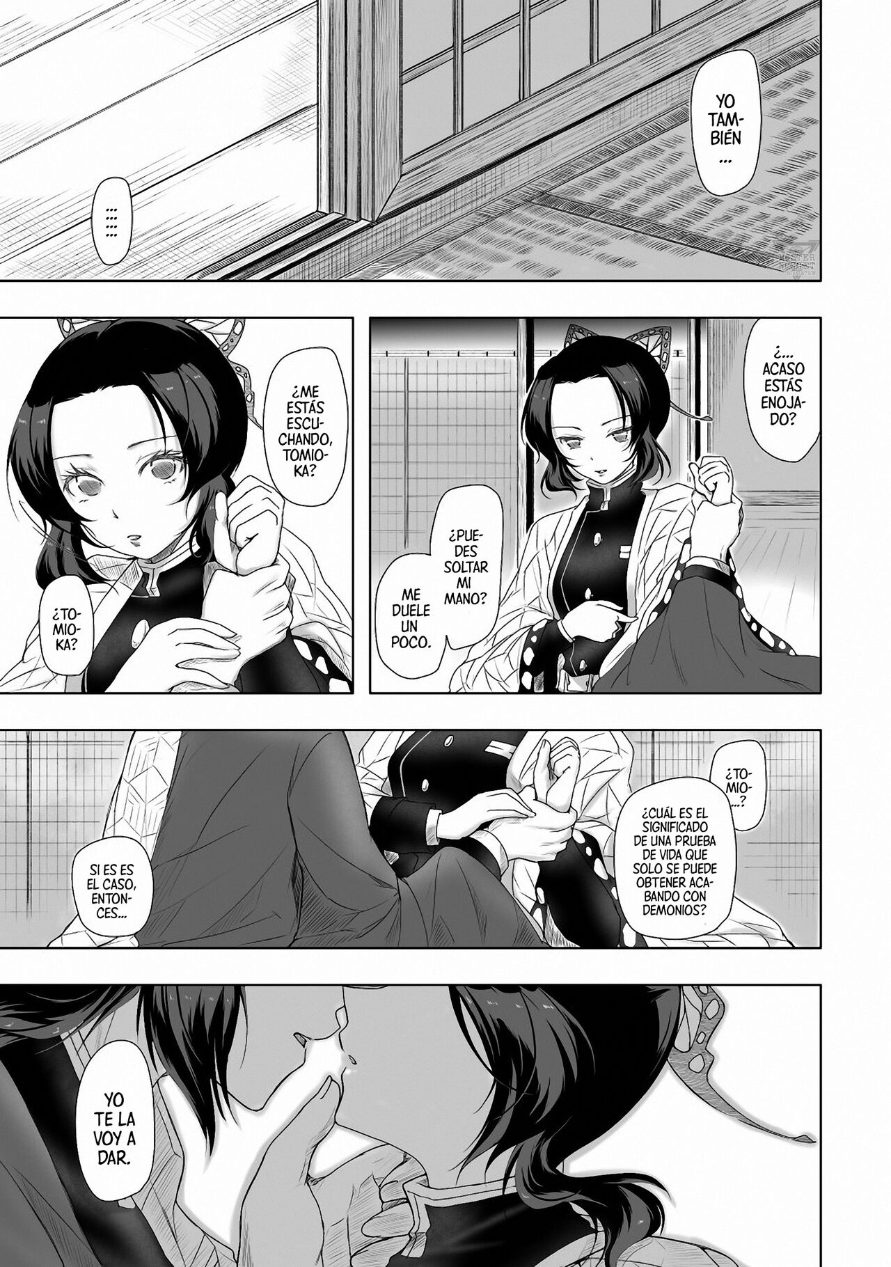 [Nekochigura (Sachi)] Yasashii Kodoku (Kimetsu no Yaiba) [Spanish] [Mister Nugget] [Digital] image number 14