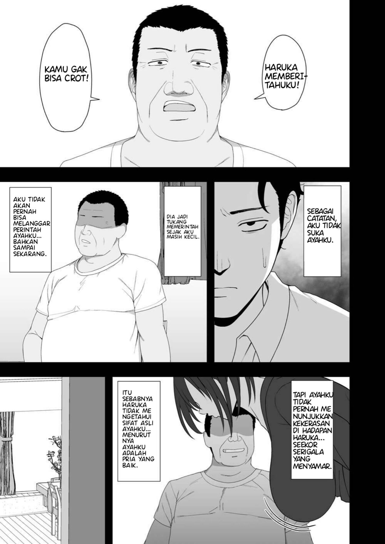 [Kyosuu (GFRP)] Haruka to Oyaji no Kozukuri Shuukan [Indonesian] [UStranslation] 图片编号 8