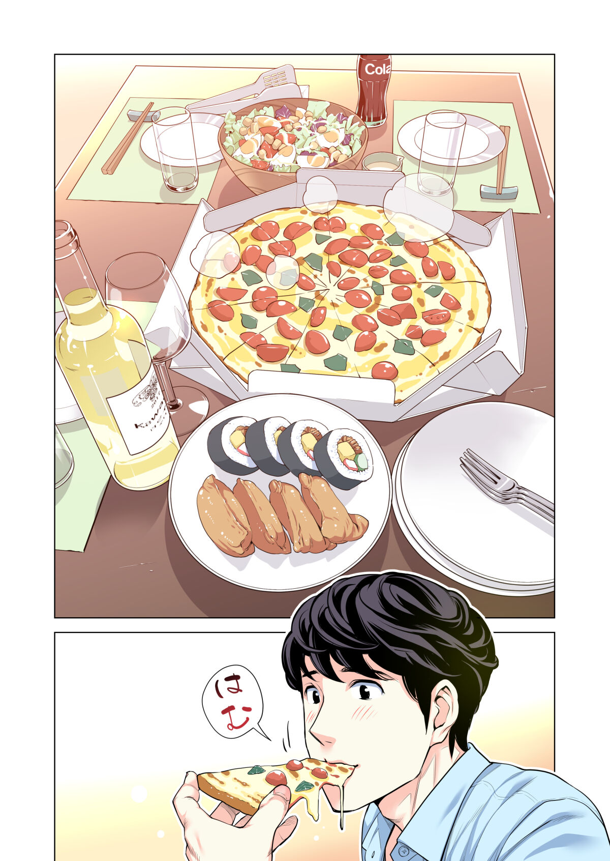 [HGT Labo (Tsusauto)] Jichikai no Hitozuma wa Totemo H deshita. 3 Hitozuma-tachi no Oshokuji Hen (Full Color Ban) 画像番号 51